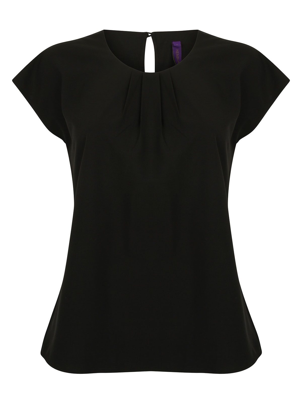 da donna elegante Damen T-Shirt – Henbury – Farbe Schwarz – individuell veredelbar