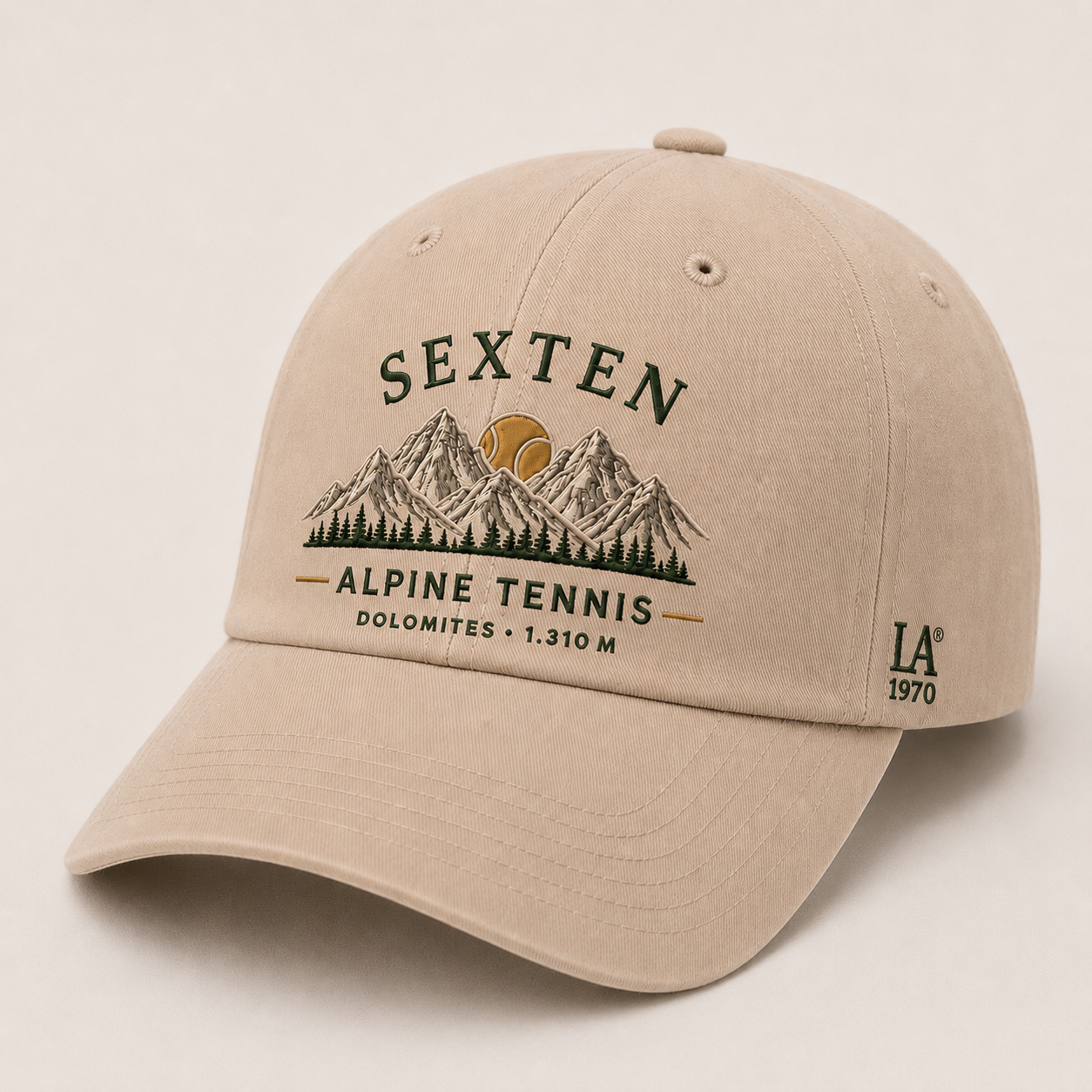 Baseball Caps Suedtirol Tennis Sexten  5 Panel – individuell veredelbar | LA1970