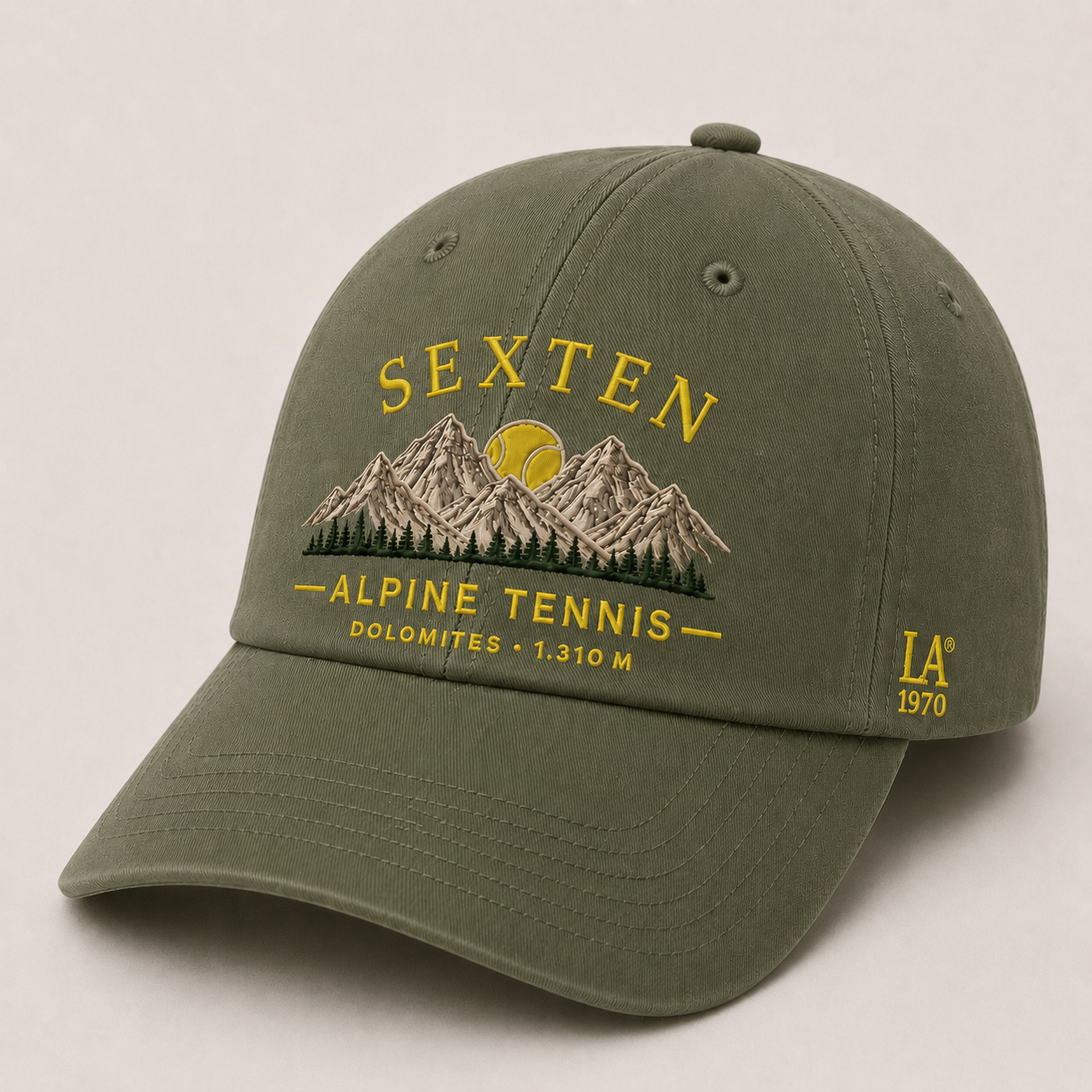 Baseball Caps Suedtirol Tennis Sexten  5 Panel – individuell veredelbar | LA1970