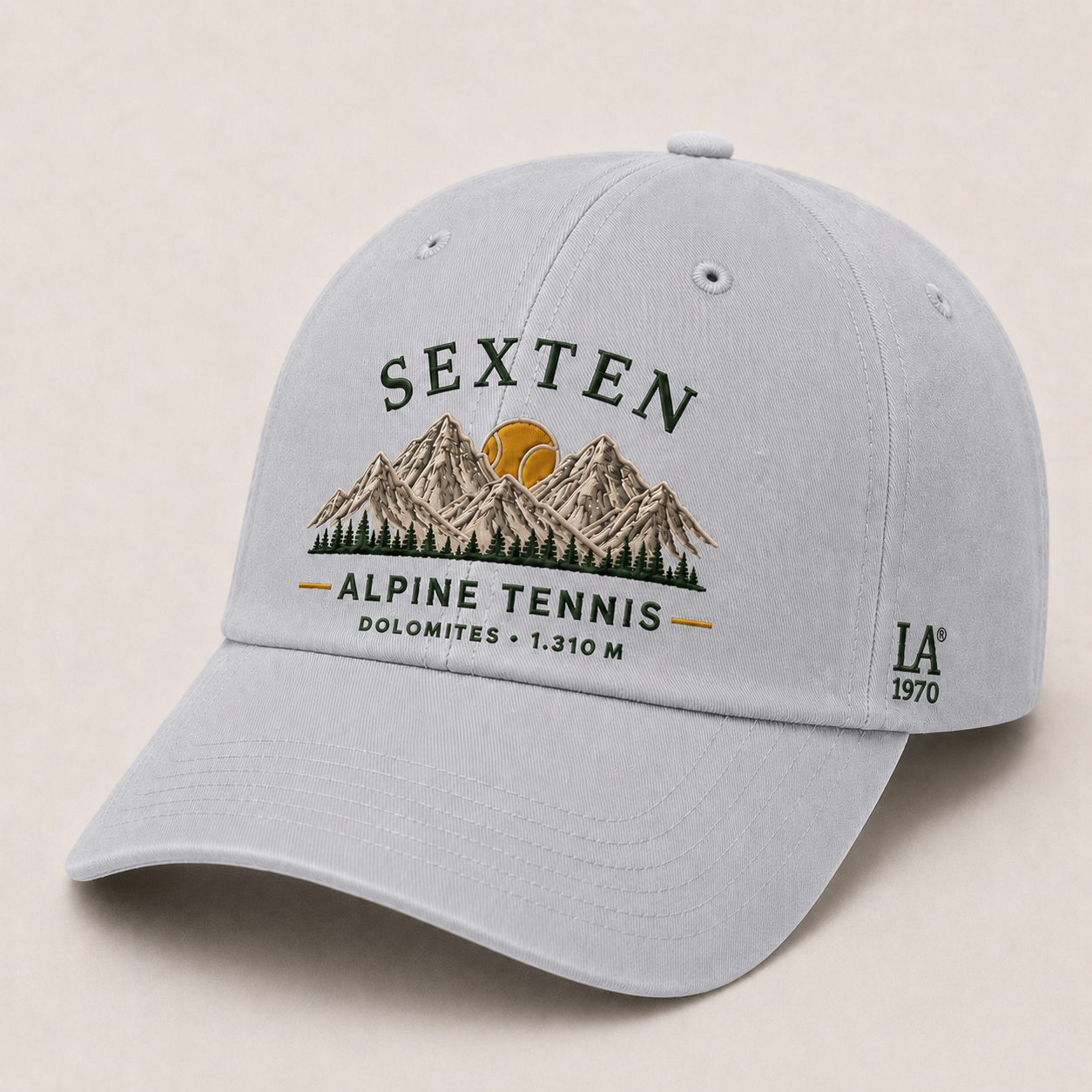 Baseball Caps Suedtirol Tennis Sexten  5 Panel – individuell veredelbar | LA1970