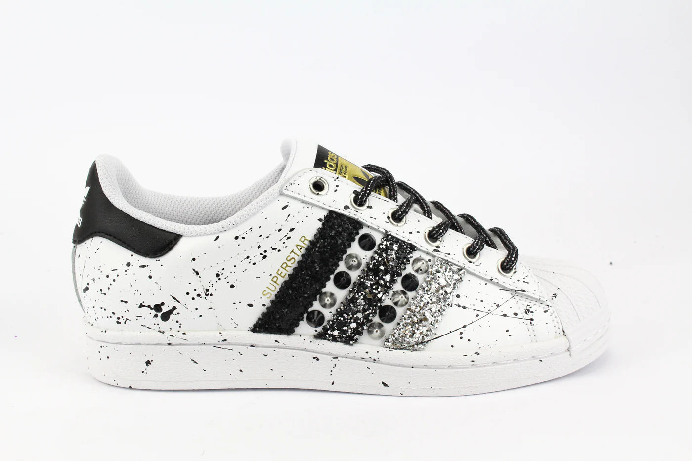Adidas Superstar Art.132 Pelle Verniciata Argento o Oro – LA1970 Edizione Personalizzata