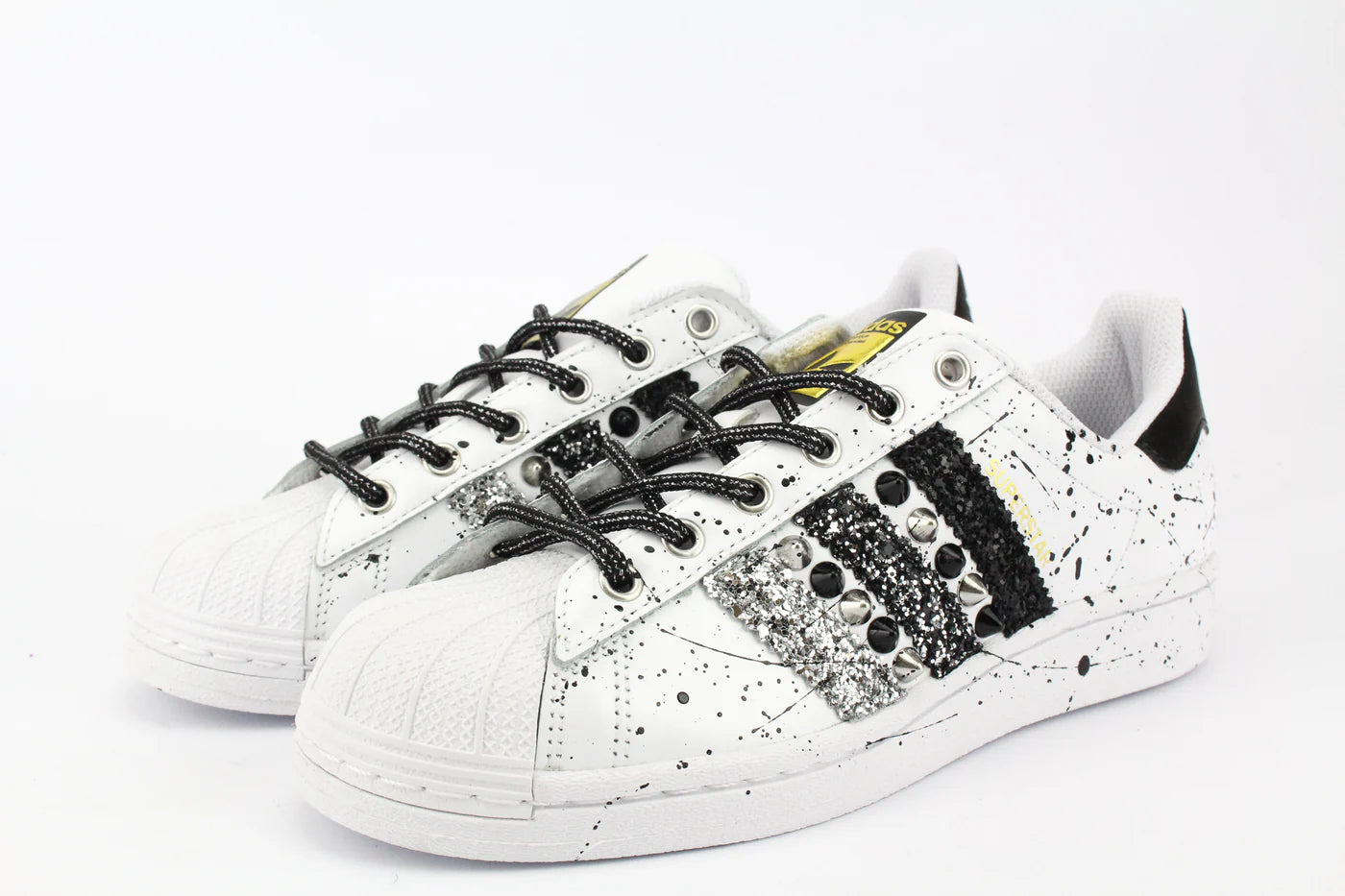 Adidas Superstar Art.132 Pelle Verniciata Argento o Oro – LA1970 Edizione Personalizzata