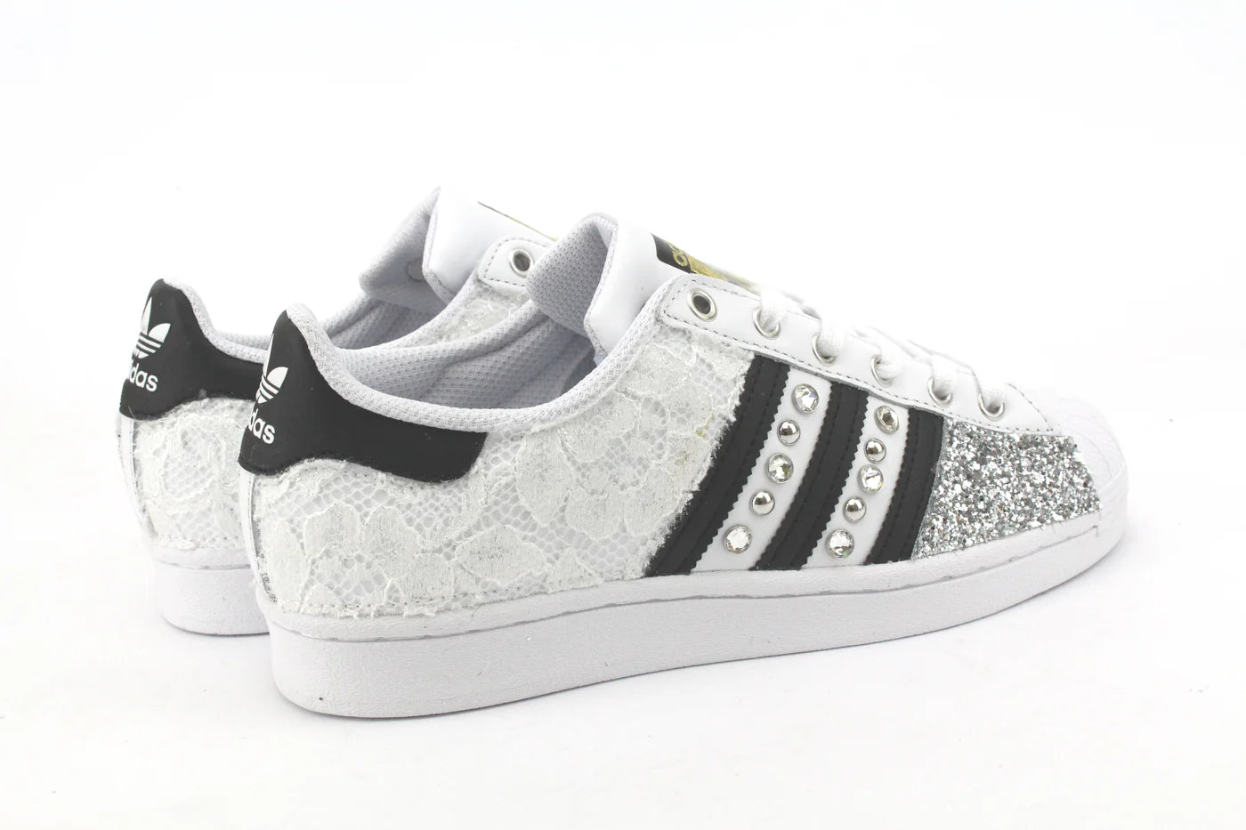 LA1970 Sneakers personalizzate – Adidas Superstar Pizzo Bianco
