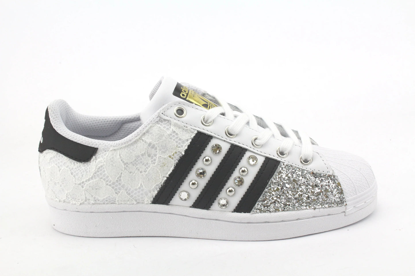 LA1970 Sneakers personalizzate – Adidas Superstar Pizzo Bianco