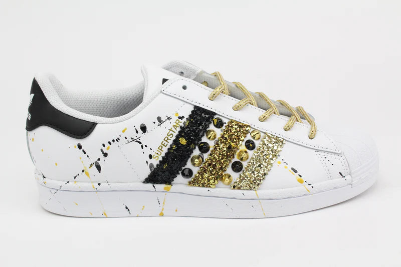 Adidas Superstar Art.132 Pelle Verniciata Argento o Oro – LA1970 Edizione Personalizzata