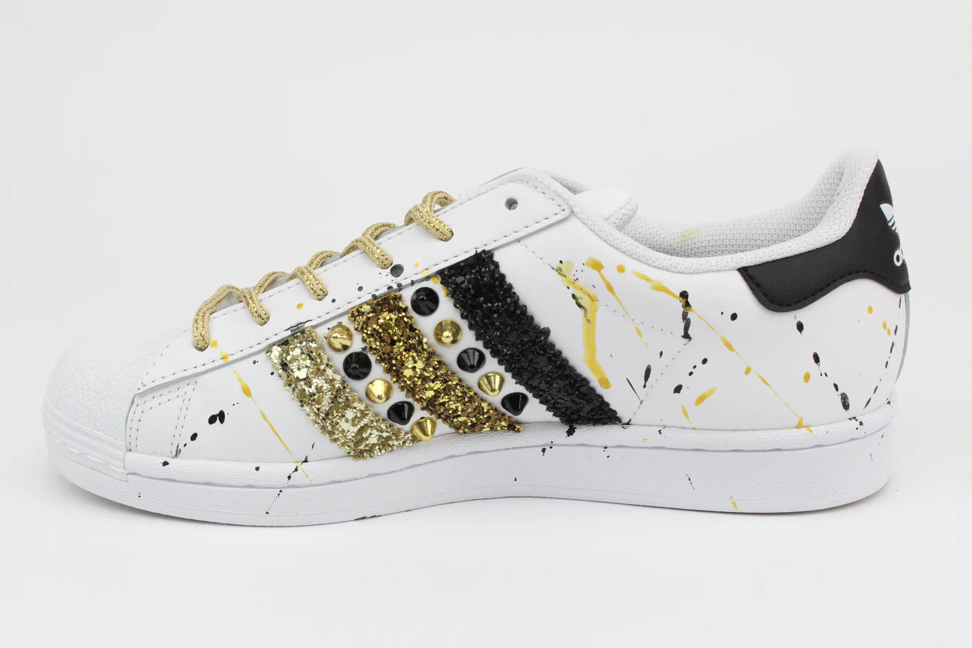 Adidas Superstar Art.132 Pelle Verniciata Argento o Oro – LA1970 Edizione Personalizzata