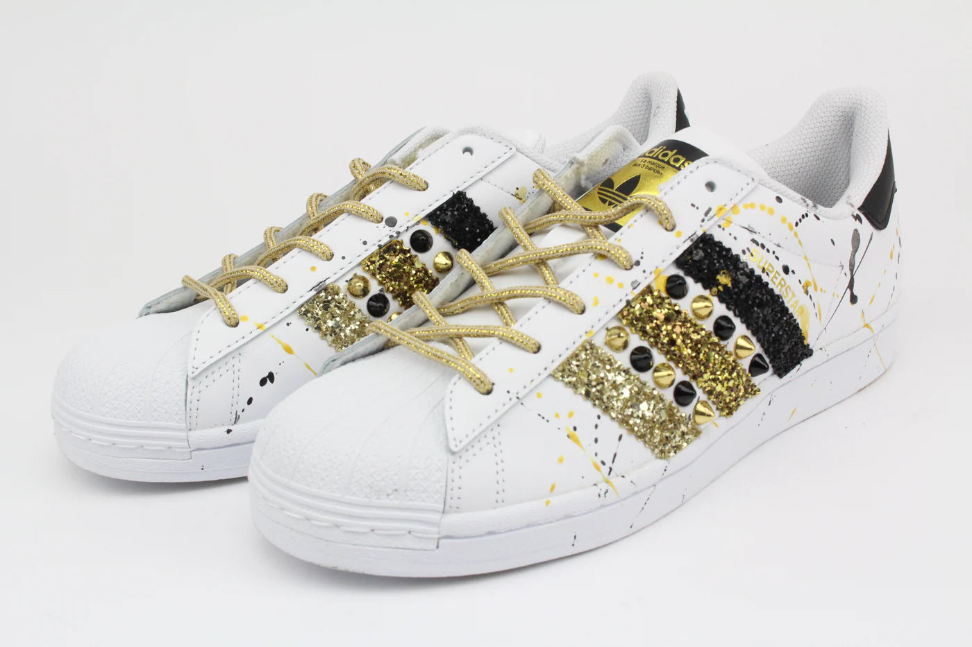 Adidas Superstar Art.132 Pelle Verniciata Argento o Oro – LA1970 Edizione Personalizzata