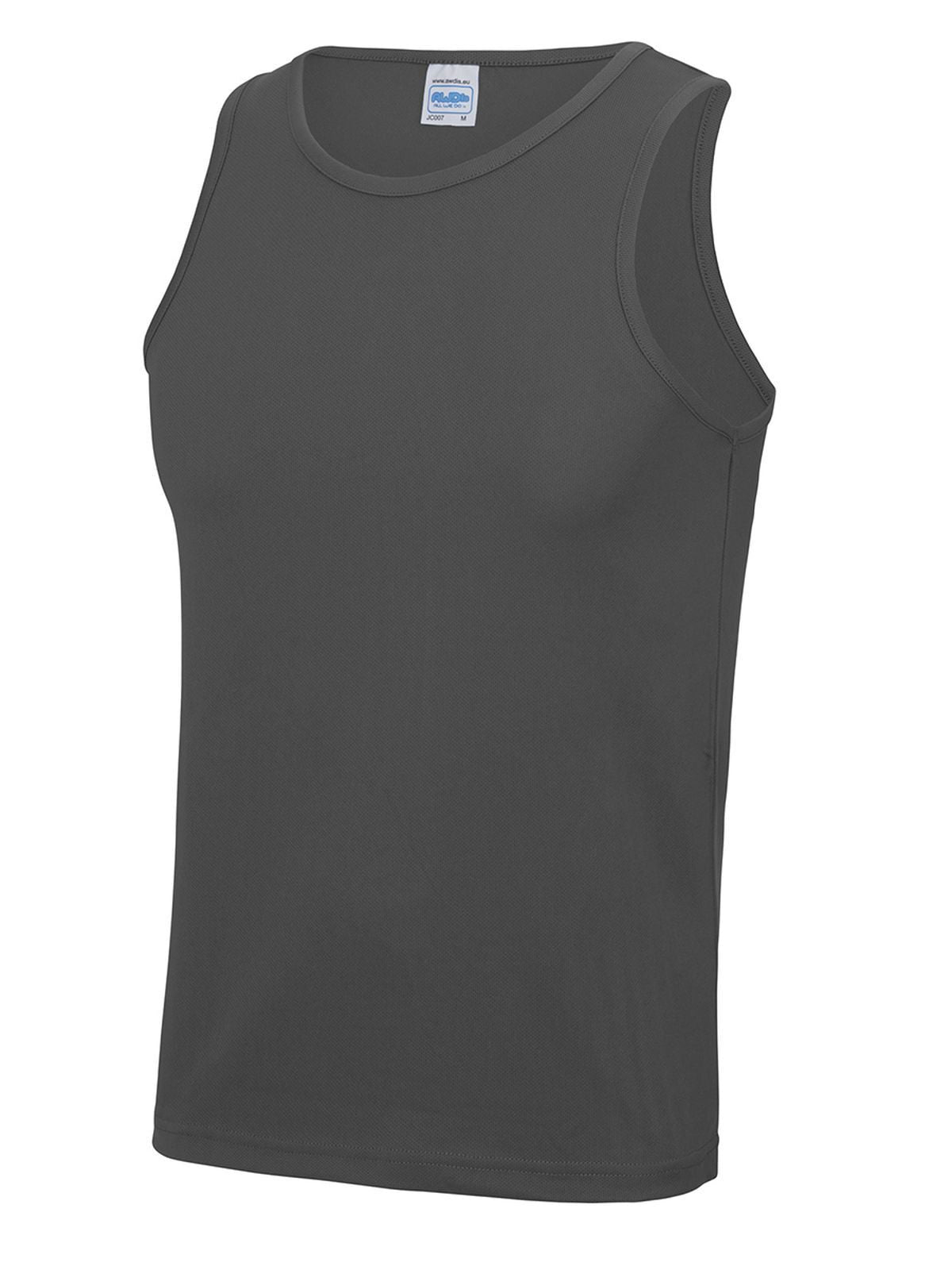 Cool Vest T-Shirt – Just Cool by AWDis – Farbe Anthrazit – individuell veredelbar