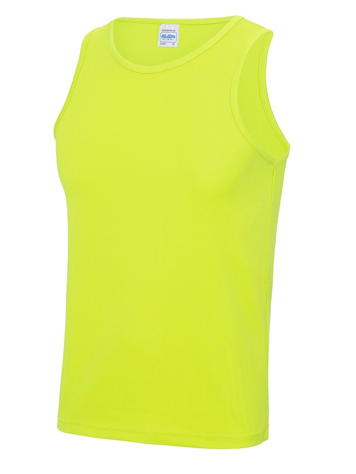 Cool Vest T-Shirt – Just Cool by AWDis – Farbe electric yellow – individuell veredelbar