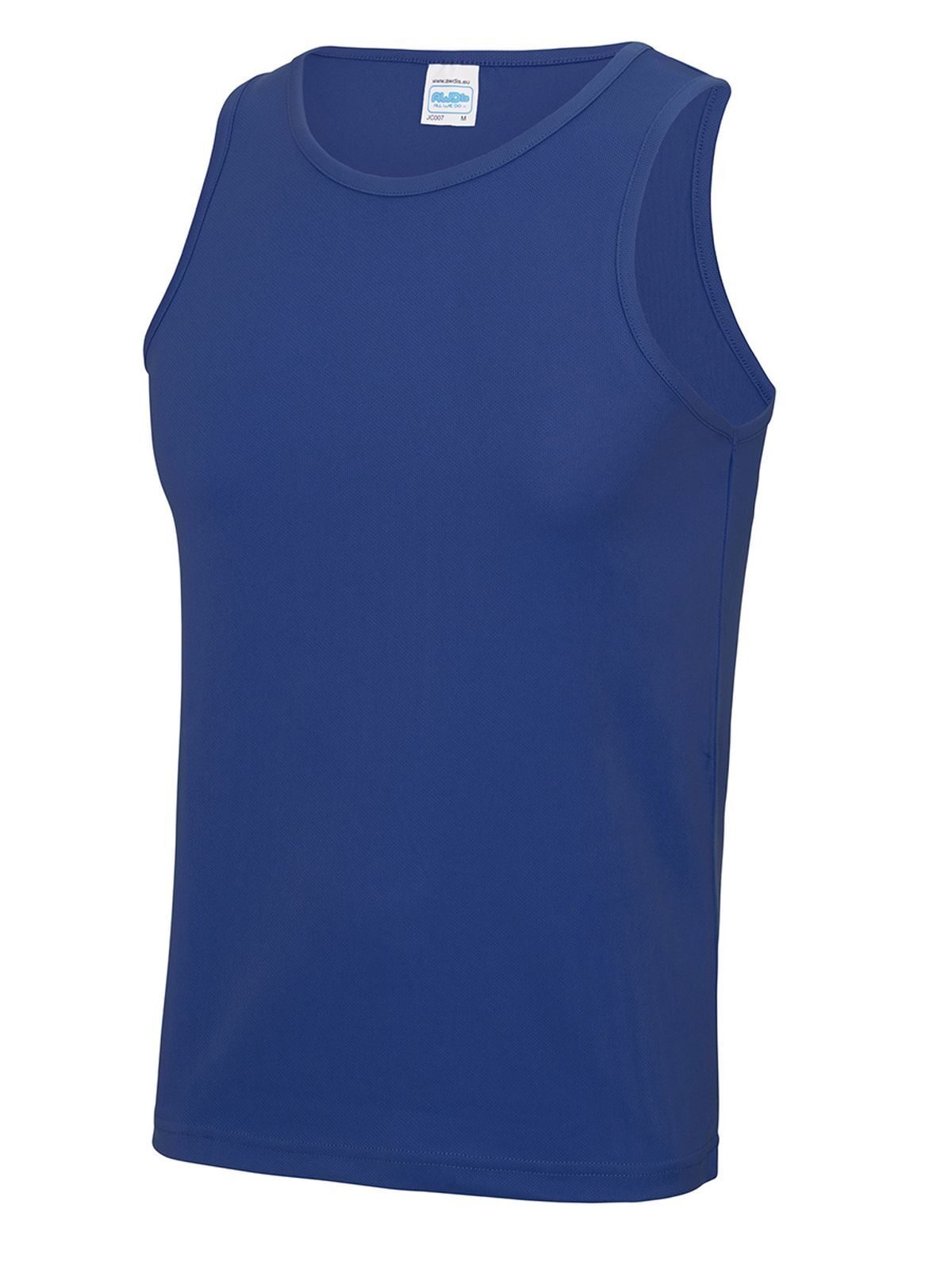 Cool Vest T-Shirt – Just Cool by AWDis – Farbe Royalblau – individuell veredelbar