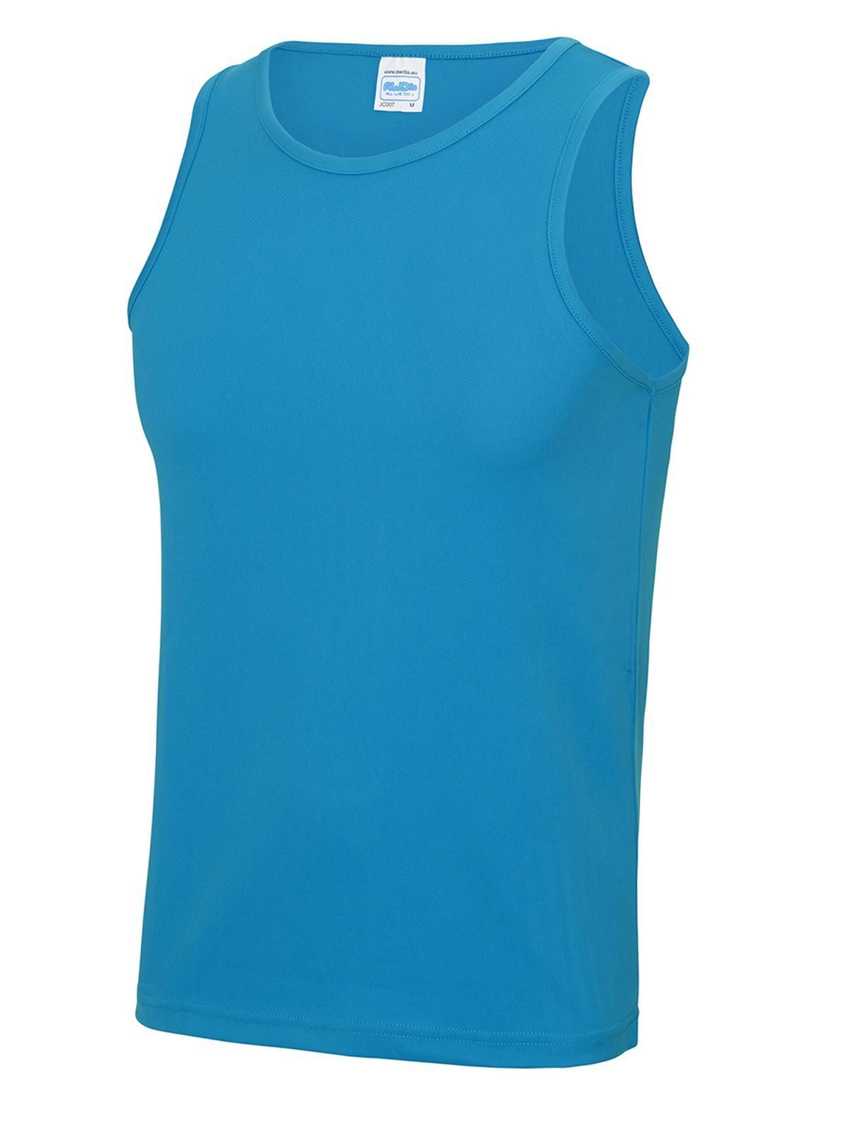 Cool Vest T-Shirt – Just Cool by AWDis – Farbe sapphire blue – individuell veredelbar