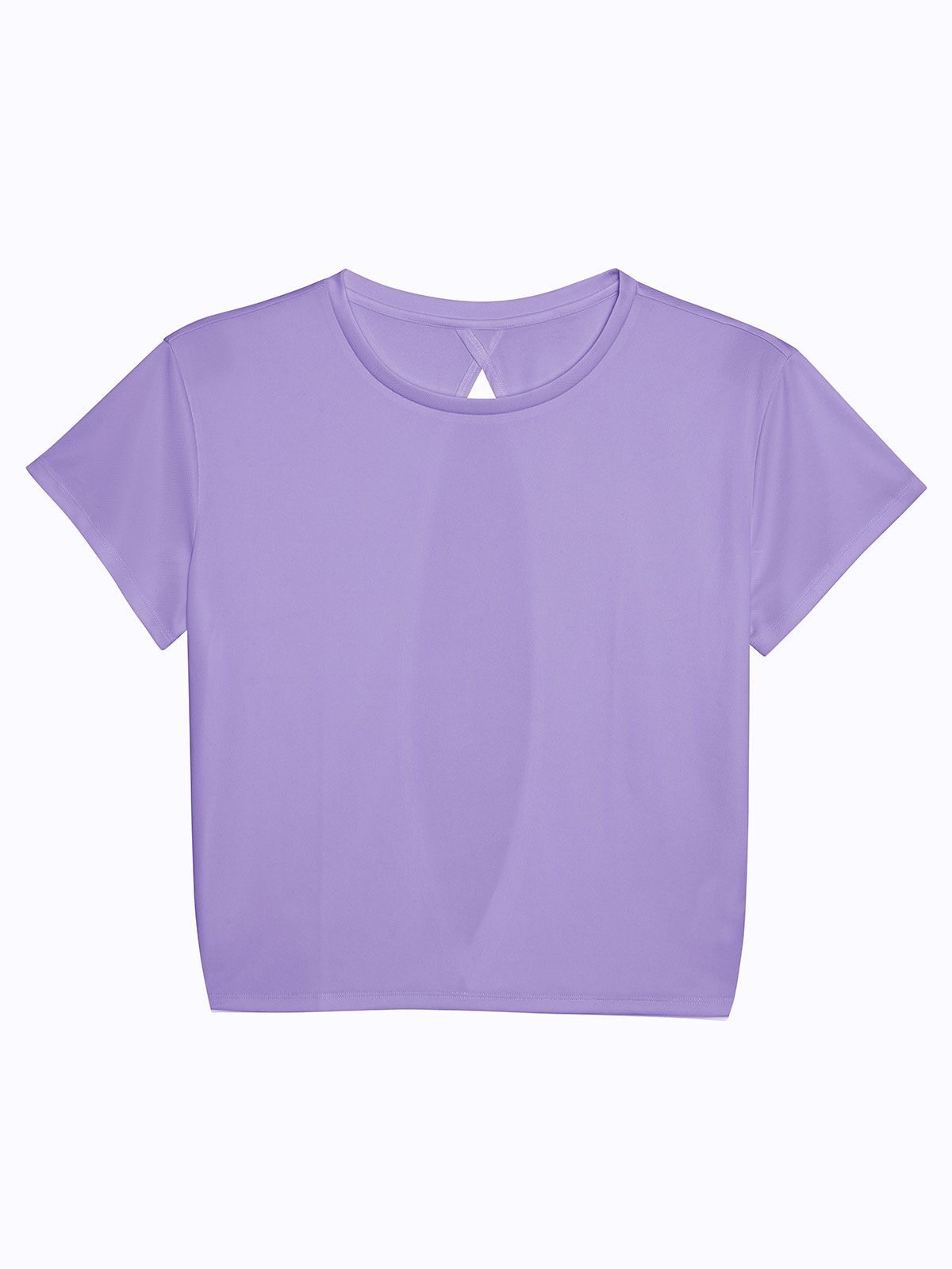 Open Back T Damen T-Shirt – Just Cool by AWDis – Farbe digital lavender – individuell veredelbar