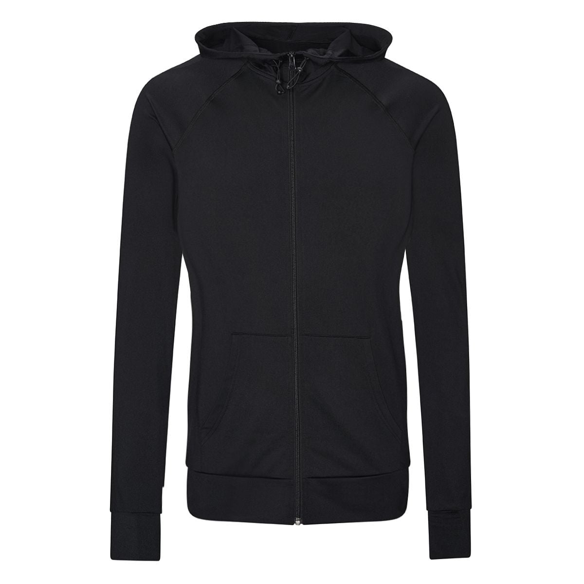 Girlie Cool Contrast Zoodie Damen Sweatshirt / Hoodie – Just Cool by AWDis – Farbe jet black – individuell veredelbar