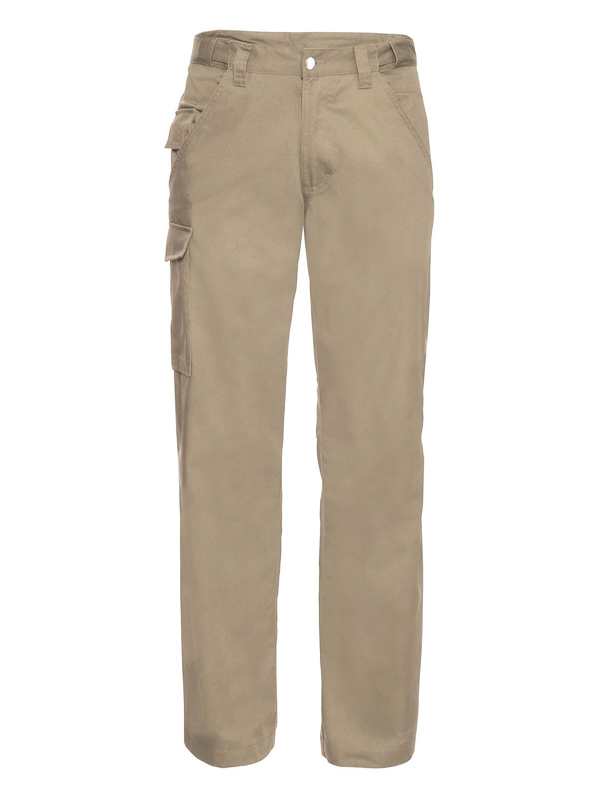 Adults' Polycotton Twill Trousers Hose / Rock – Russell – Farbe khaki-out – individuell veredelbar