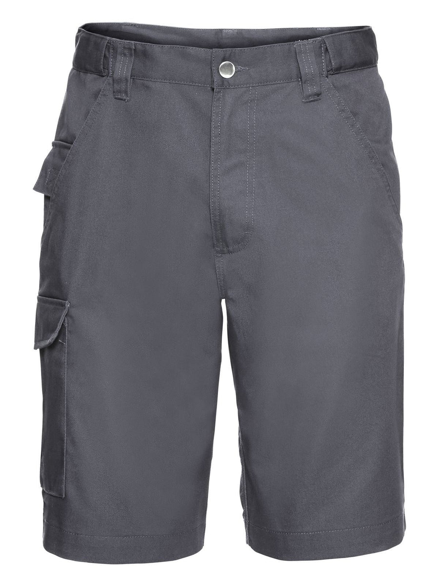 Adults' Polycotton Twill Shorts Hose / Rock – Russell