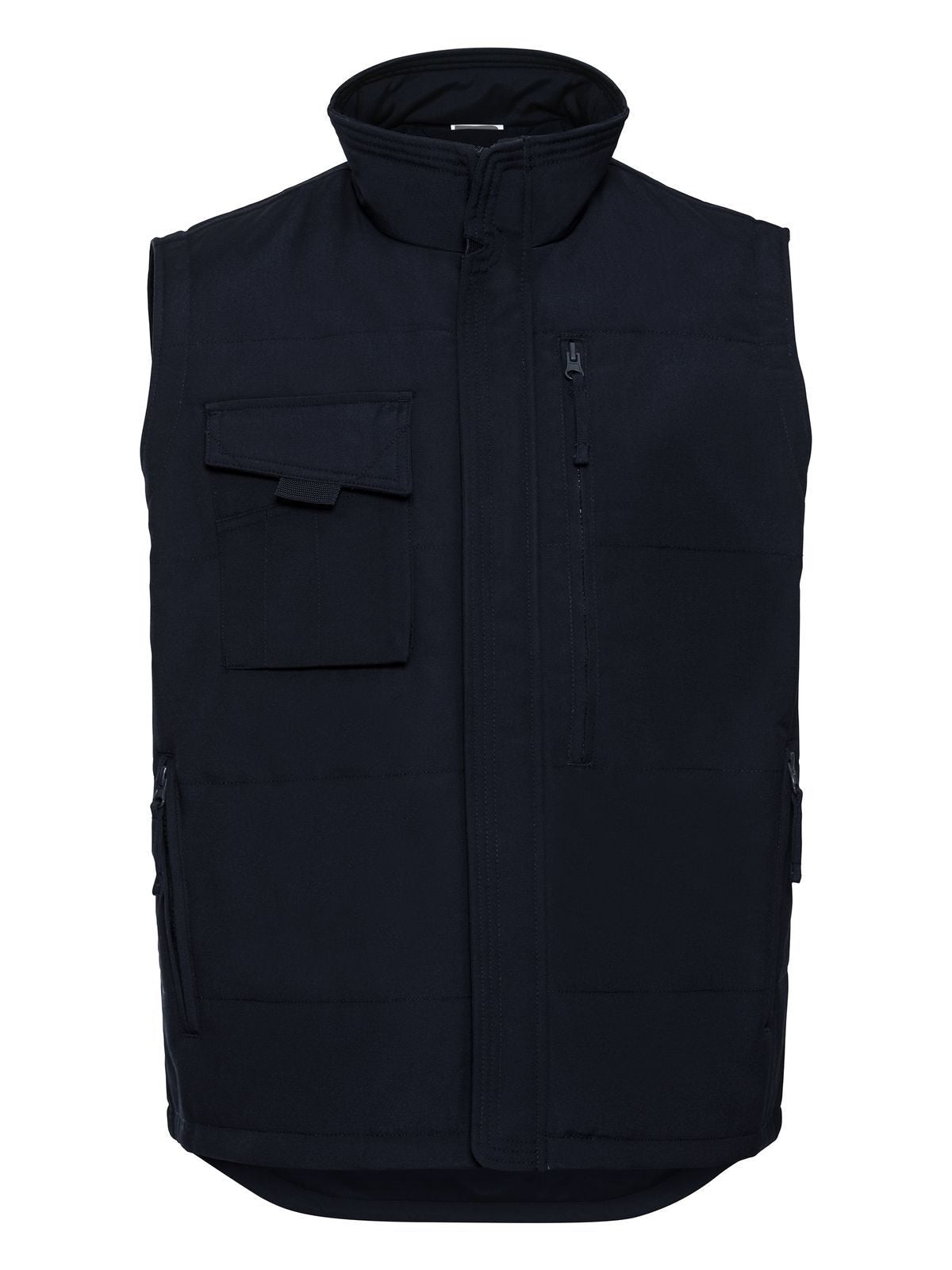 Adults' Heavy Duty Gilet Herren Jacke – Russell – Farbe french navy – individuell veredelbar