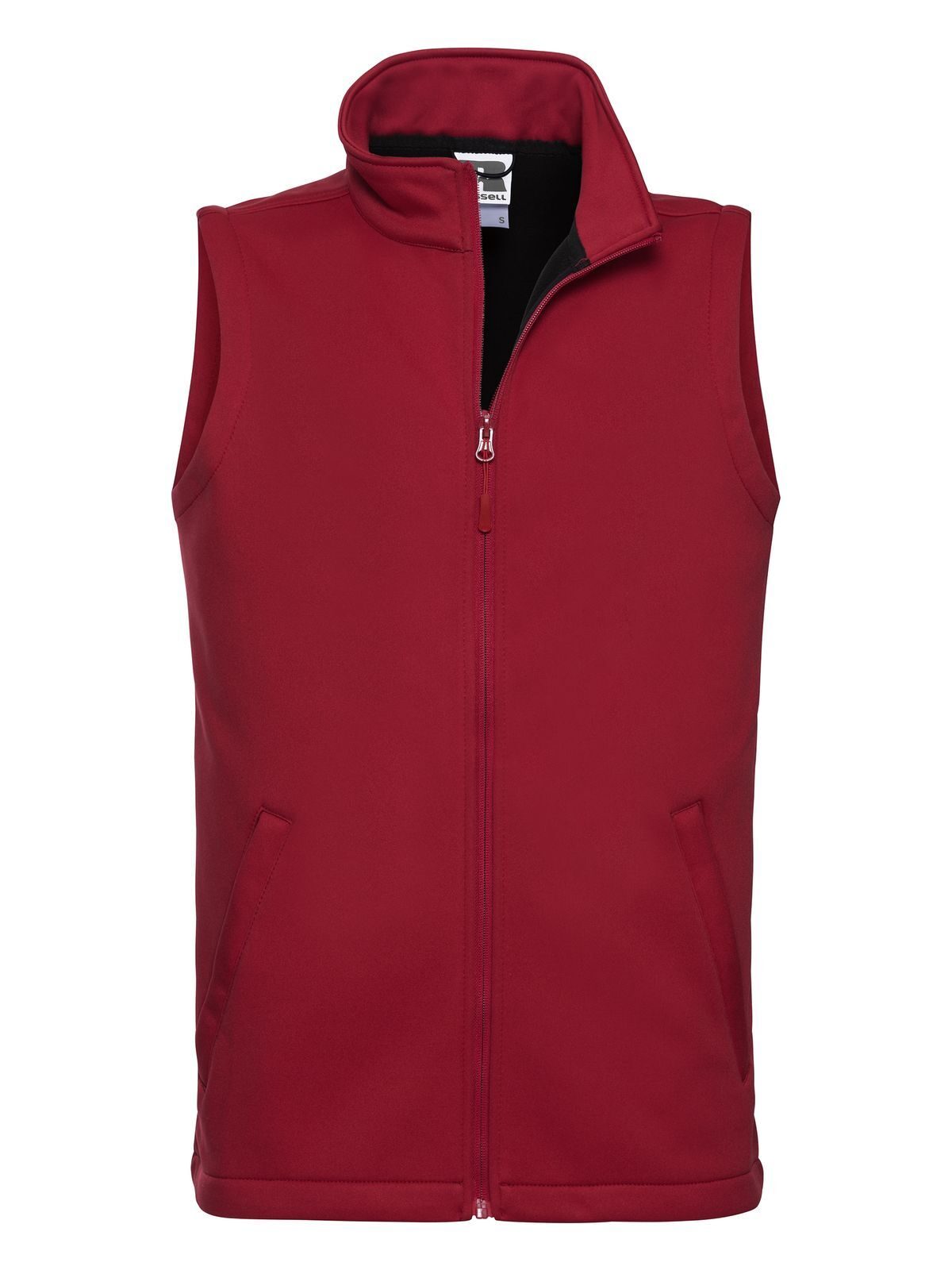Smart Softshell Gilet Herren – Russell – Farbe classic red – individuell veredelbar