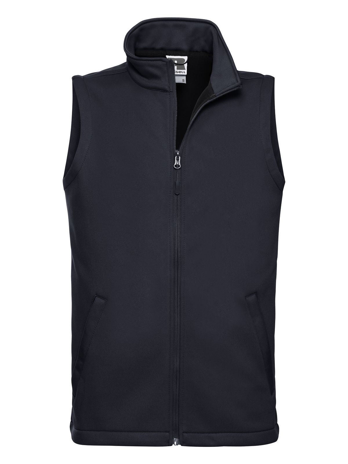 Smart Softshell Gilet Herren – Russell – Farbe french navy – individuell veredelbar