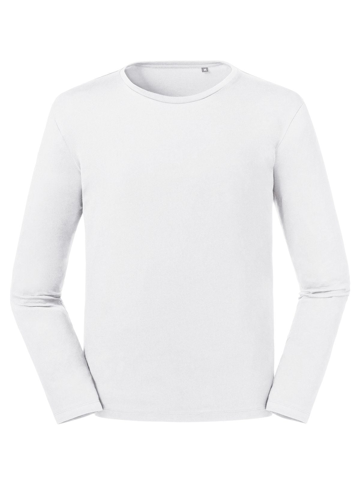 Pure Organic L/S Tee NEW Herren T-Shirt – Russell – Farbe Weiß – individuell veredelbar