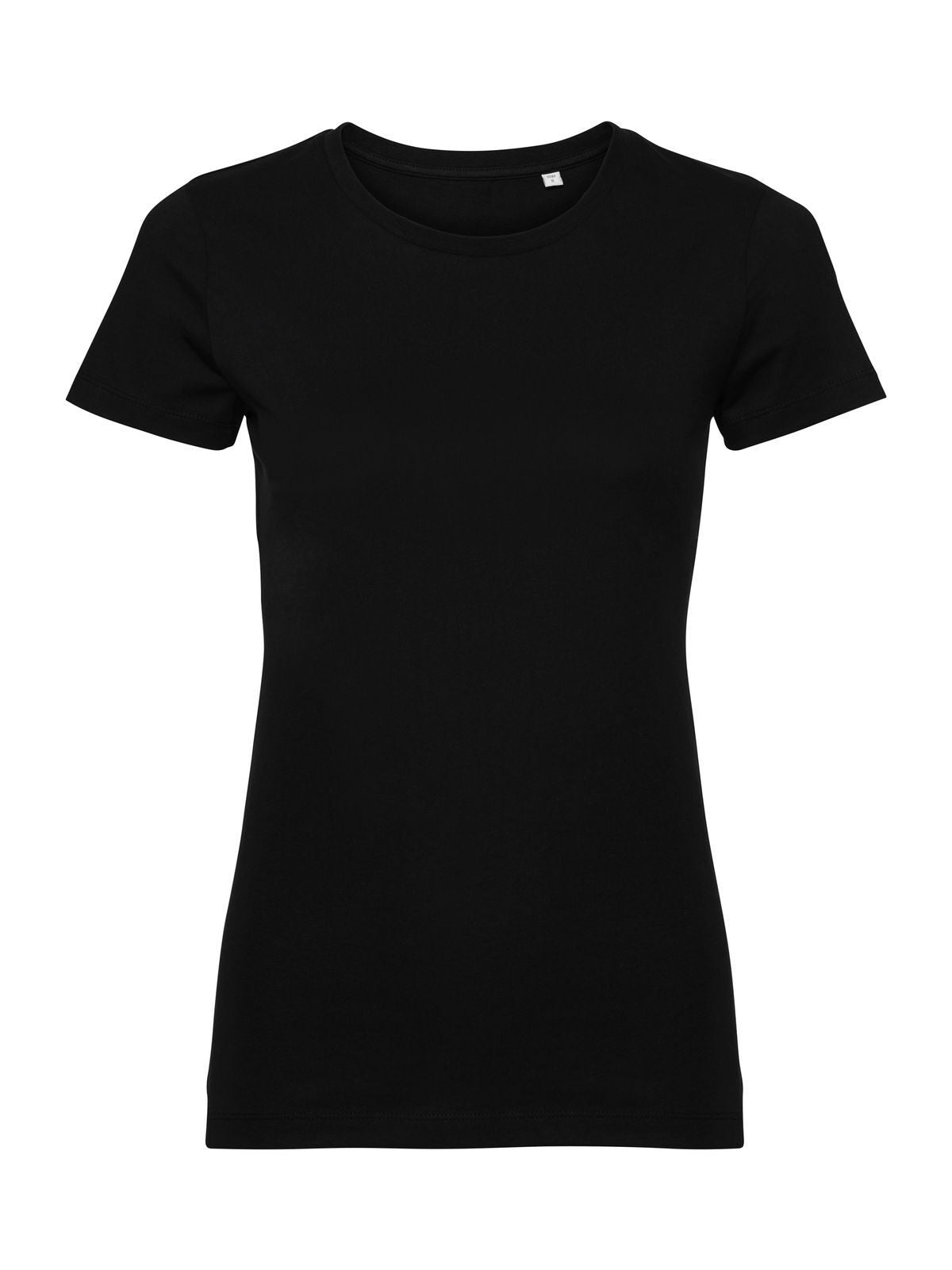 Ladies' Pure Organic Tee Damen T-Shirt – Russell – Farbe Schwarz – individuell veredelbar