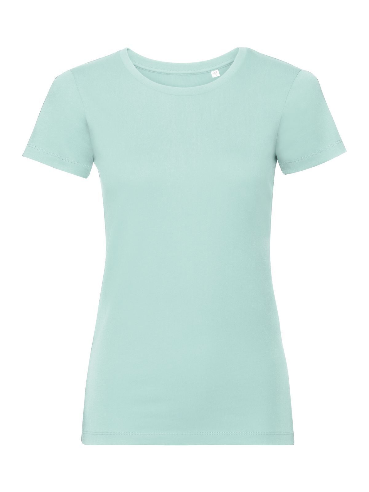 Ladies' Pure Organic Tee Damen T-Shirt – Russell – Farbe Aqua – individuell veredelbar