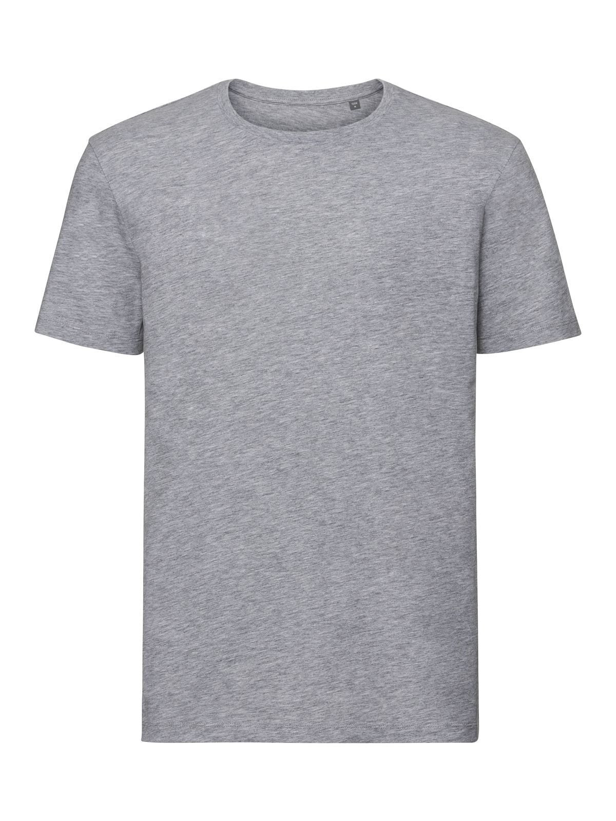 Pure Organic Tee Herren T-Shirt – Russell – Farbe light oxford – individuell veredelbar