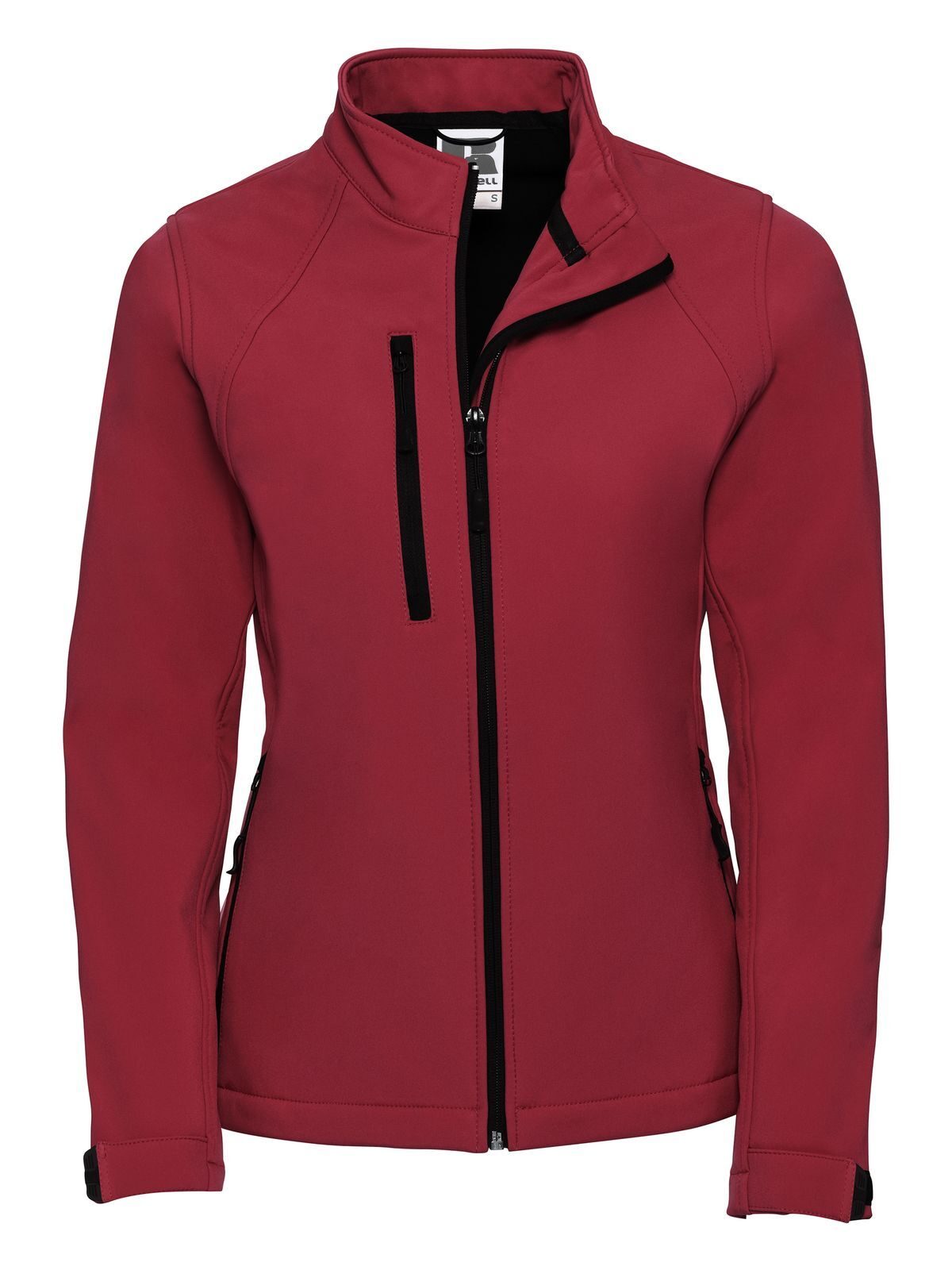 Ladies' Softshell Jacket Damen – Russell – Farbe classic red – individuell veredelbar