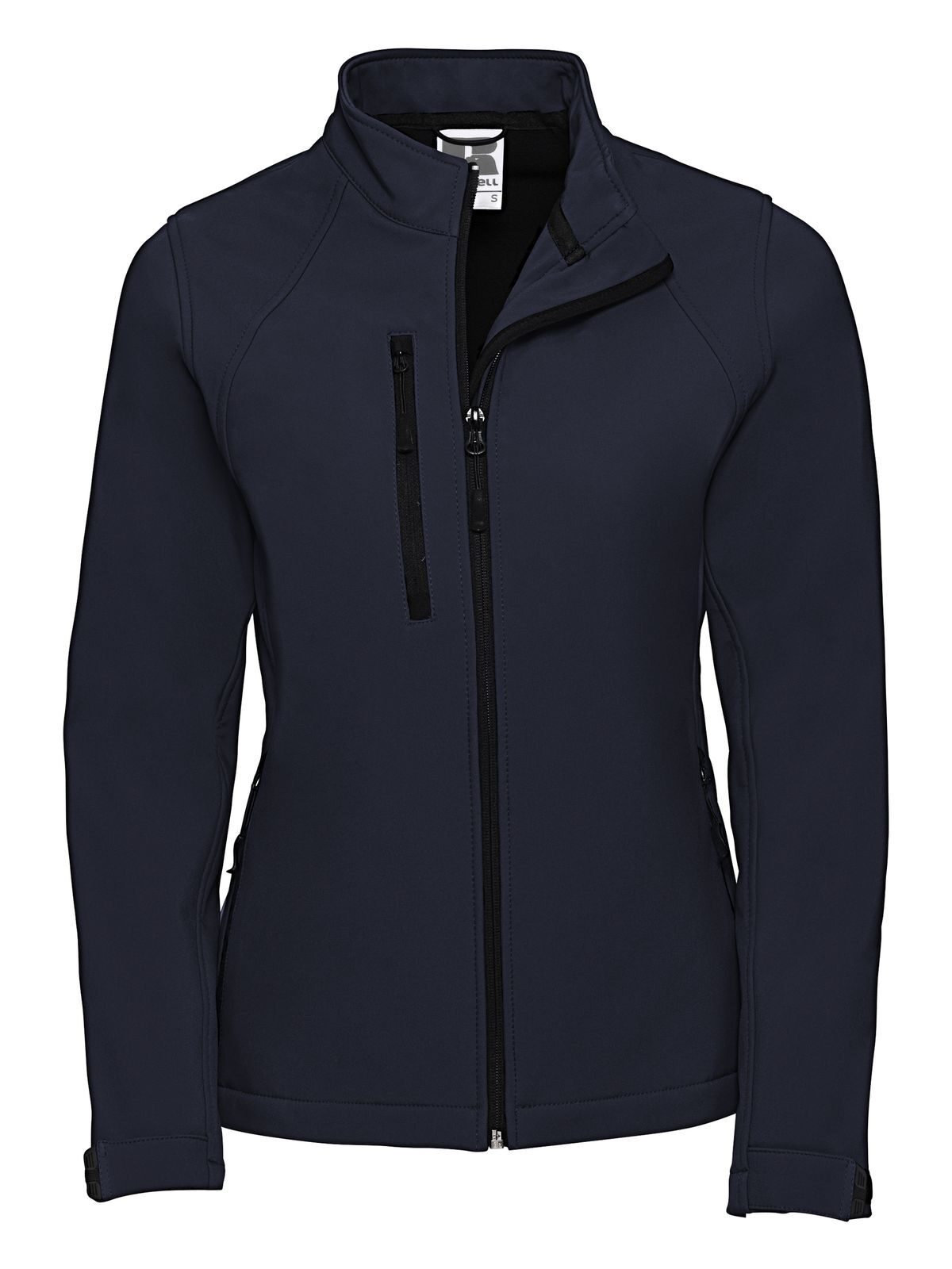 Ladies' Softshell Jacket Damen – Russell – Farbe french navy – individuell veredelbar