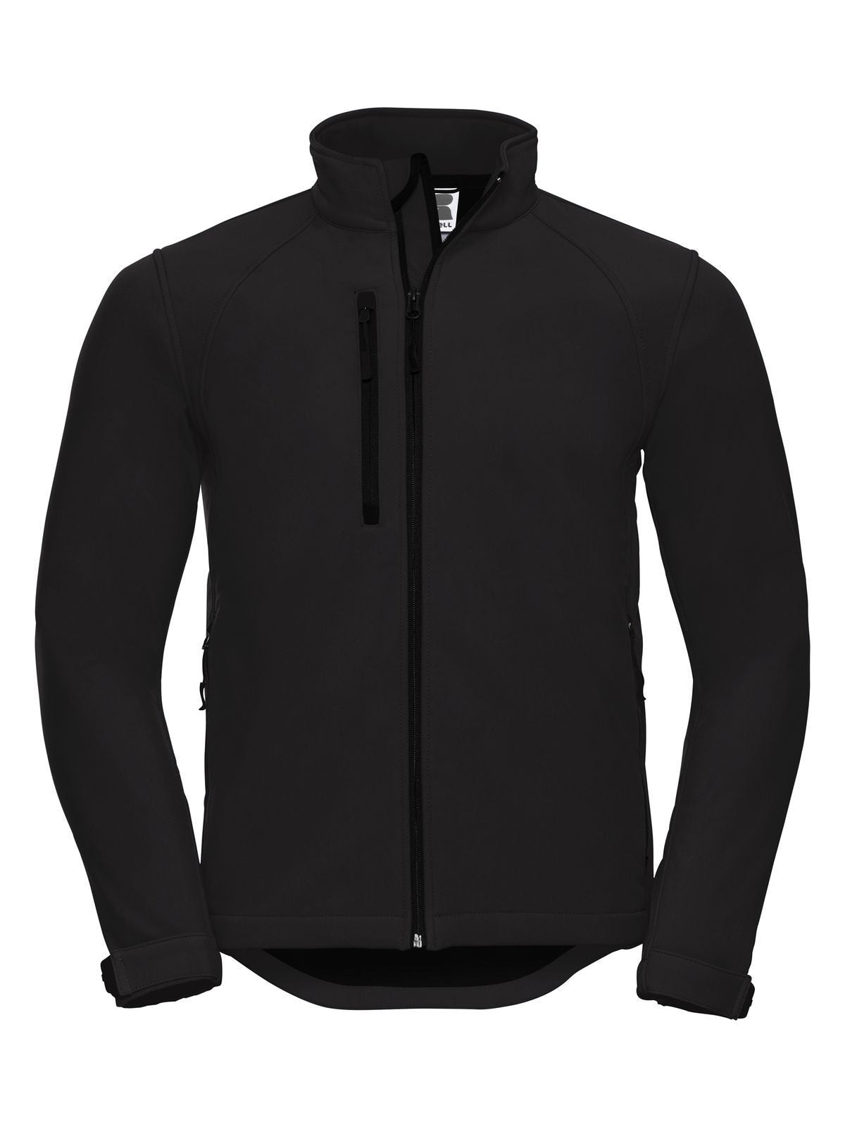Softshell Jacket Herren – Russell – Farbe Schwarz – individuell veredelbar