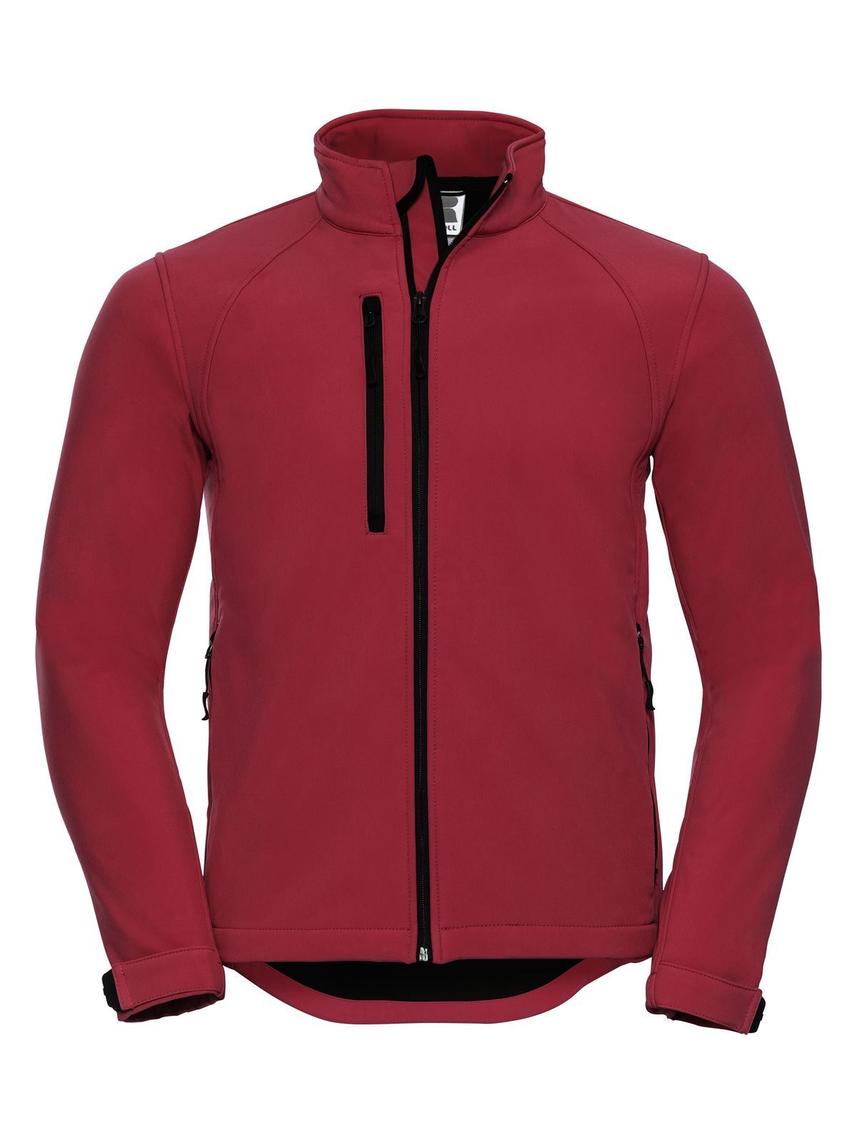 Softshell Jacket Herren – Russell – Farbe classic red – individuell veredelbar