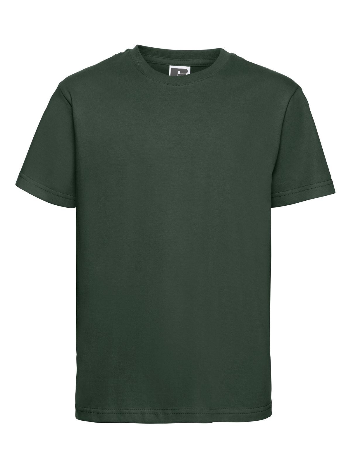 Slim T Kinder T-Shirt – Russell – Farbe bottle green – individuell veredelbar