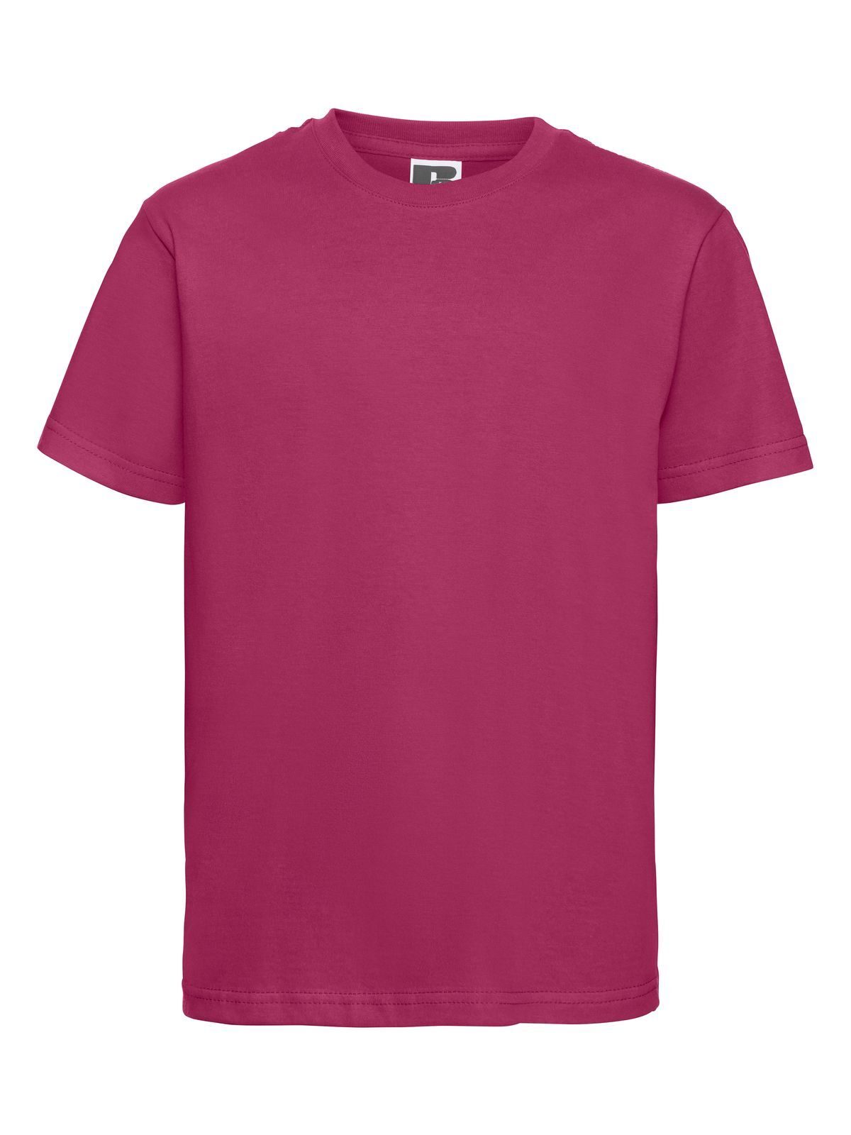 Slim T Kinder T-Shirt – Russell – Farbe Fuchsia – individuell veredelbar
