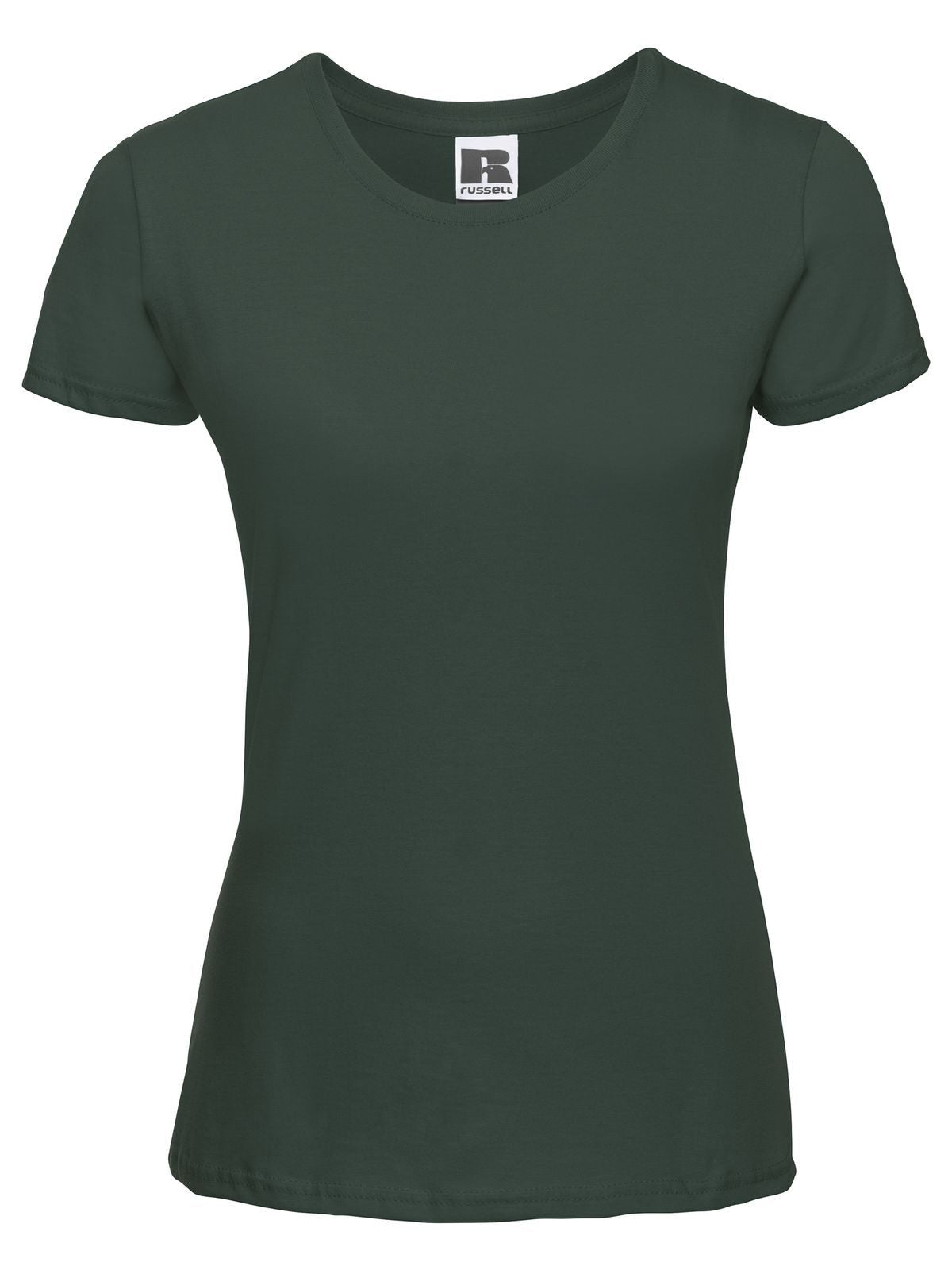 Ladies' Slim T Damen T-Shirt – Russell – Farbe bottle green – individuell veredelbar