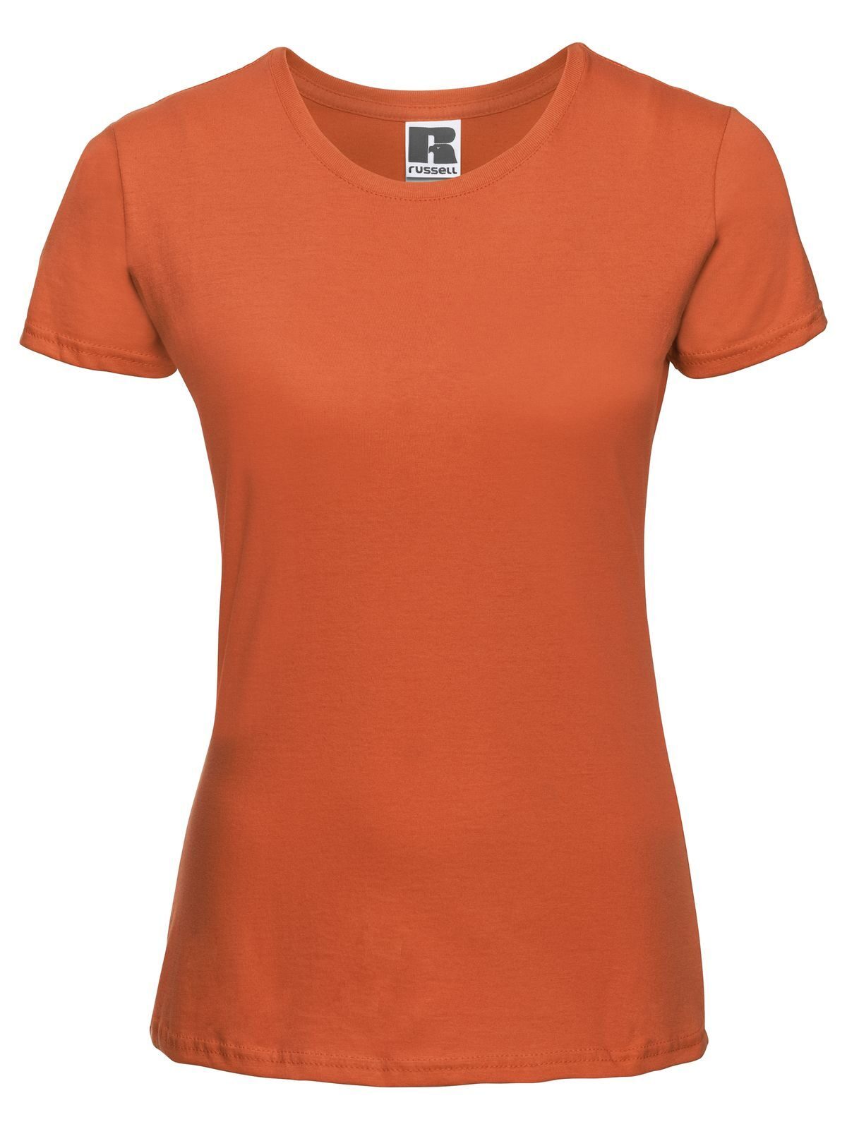 Ladies' Slim T Damen T-Shirt – Russell – Farbe Orange – individuell veredelbar