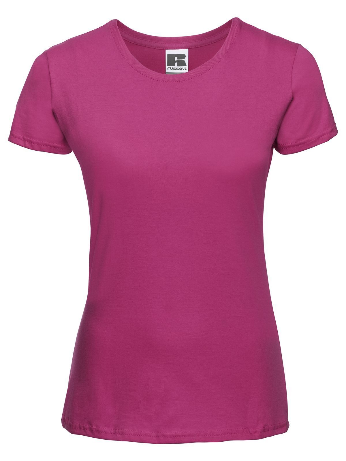 Ladies' Slim T Damen T-Shirt – Russell – Farbe Fuchsia – individuell veredelbar