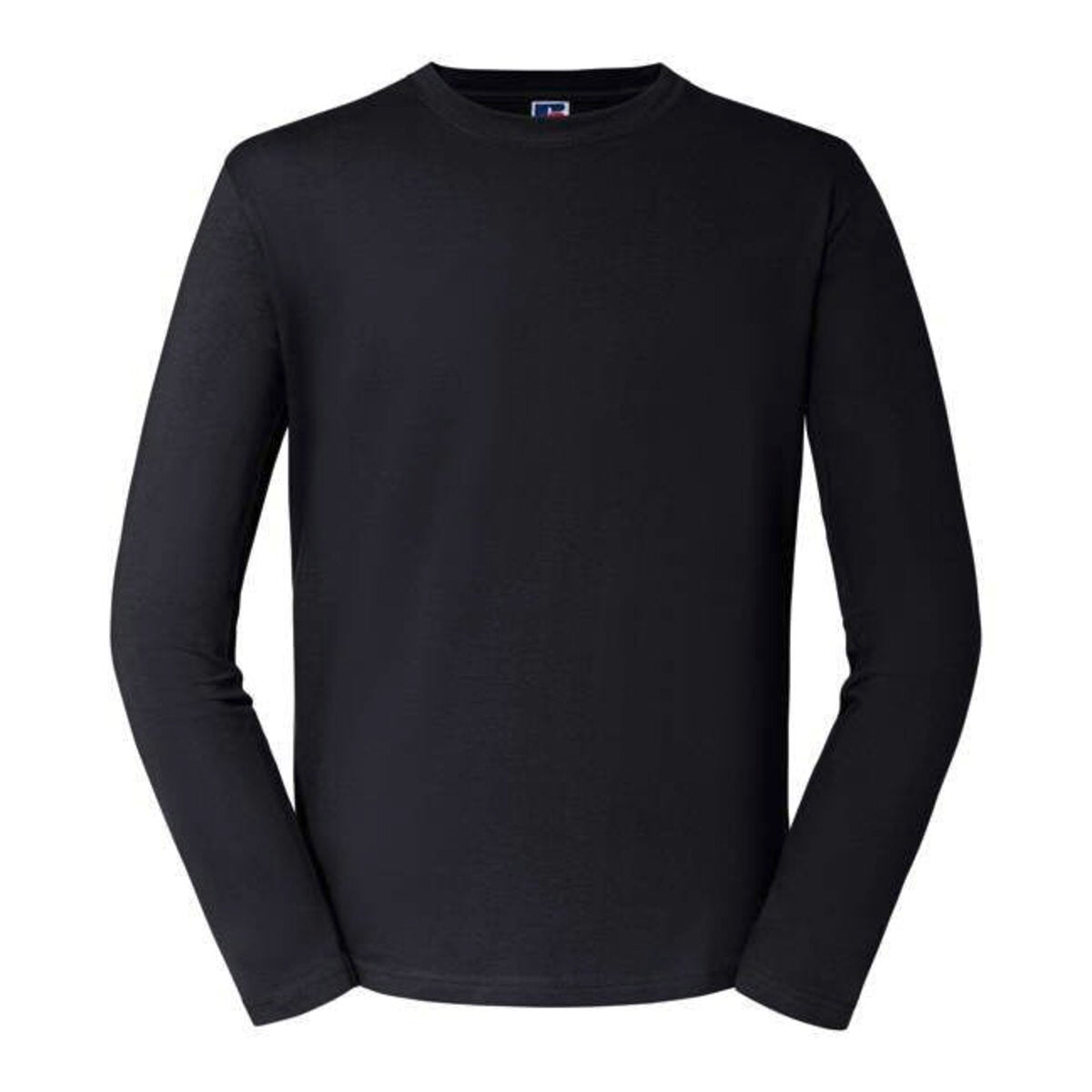 classic longsleeve Herren T-Shirt – Russell – Farbe Schwarz – individuell veredelbar