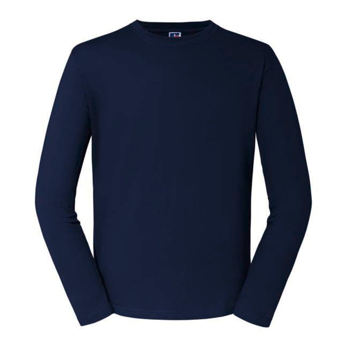 classic longsleeve Herren T-Shirt – Russell – Farbe french navy – individuell veredelbar