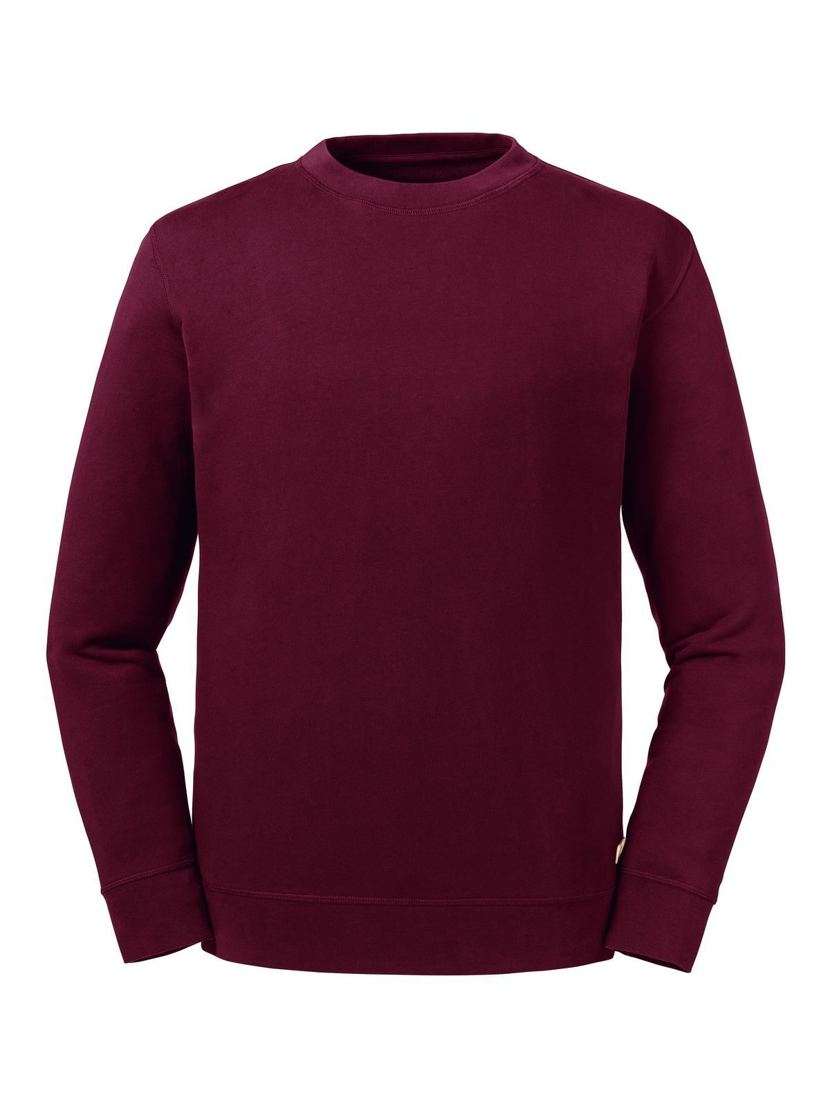 Pure Organic Reversible Sweat Sweatshirt / Hoodie – Russell – Farbe Burgundy – individuell veredelbar