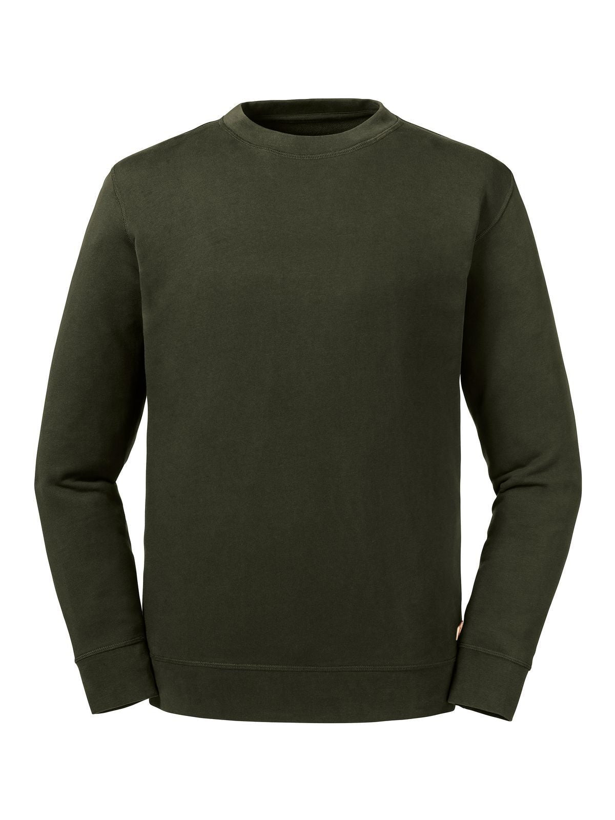 Pure Organic Reversible Sweat Sweatshirt / Hoodie – Russell – Farbe Dark Olive – individuell veredelbar
