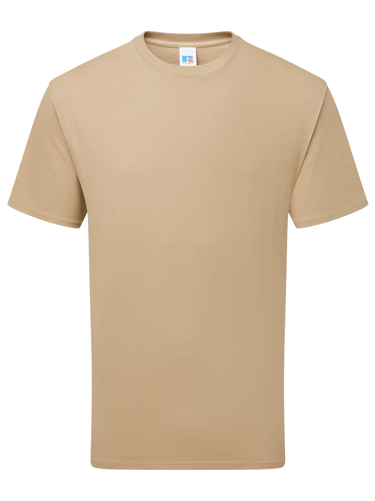 Authentic Heavyweight T Herren T-Shirt – Russell – Farbe Tan – individuell veredelbar