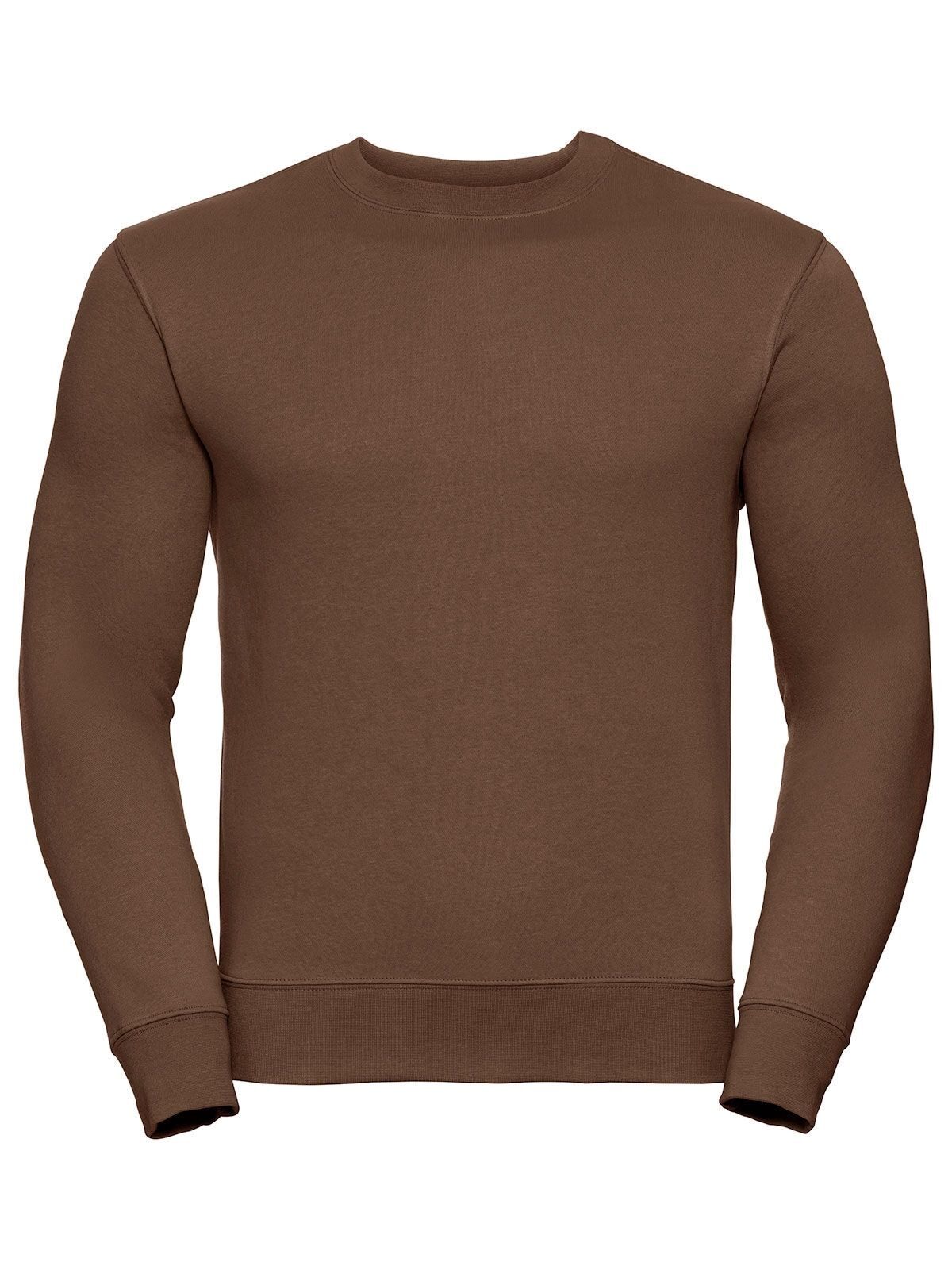 Adults' Authentic Sweat Herren Sweatshirt / Hoodie – Russell – Farbe Mocha – individuell veredelbar