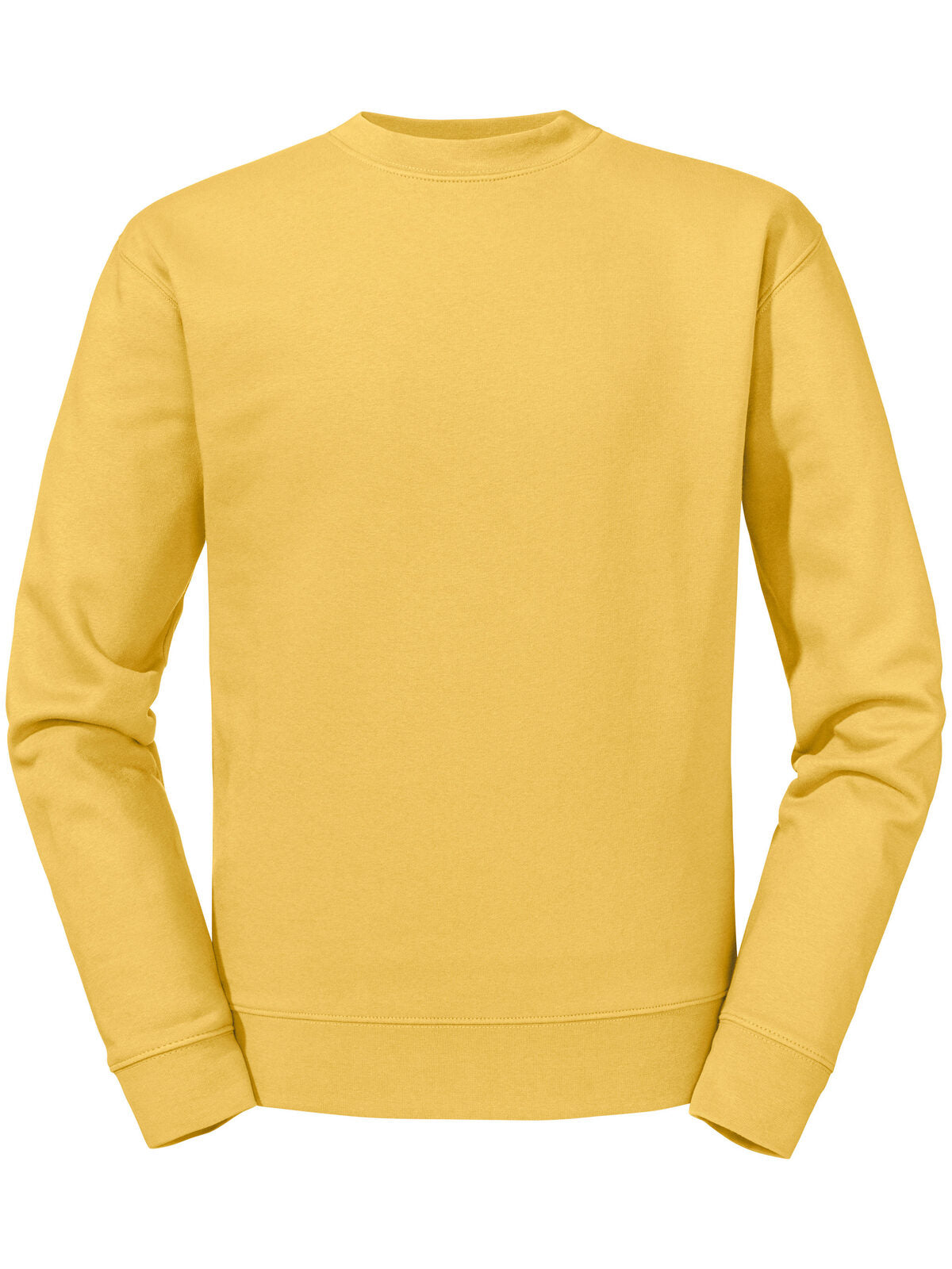 Adults' Authentic Sweat Herren Sweatshirt / Hoodie – Russell – Farbe Mustard Yellow – individuell veredelbar