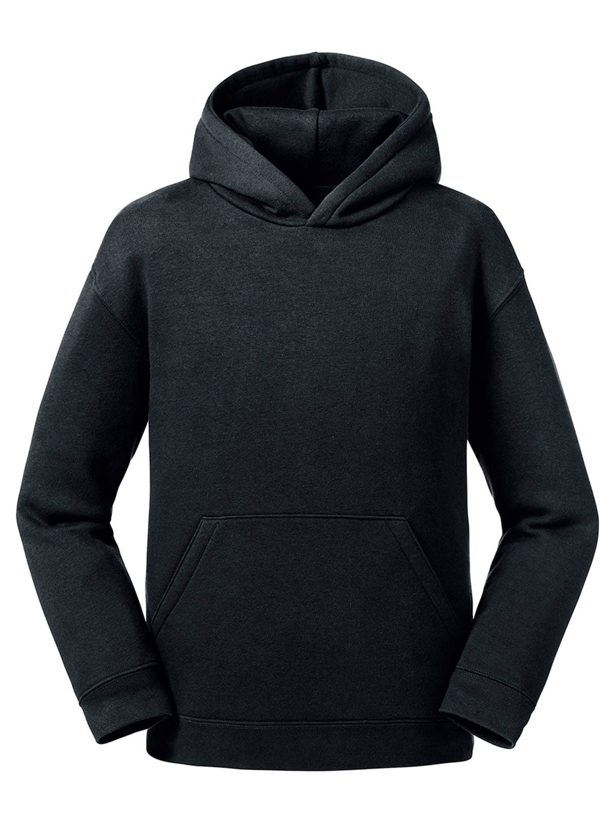 Authentic Hooded Sweat Kinder Sweatshirt / Hoodie – Russell – Farbe Schwarz – individuell veredelbar