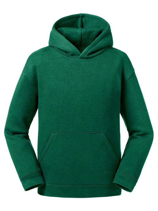 Authentic Hooded Sweat Kinder Sweatshirt / Hoodie – Russell – Farbe bottle green – individuell veredelbar