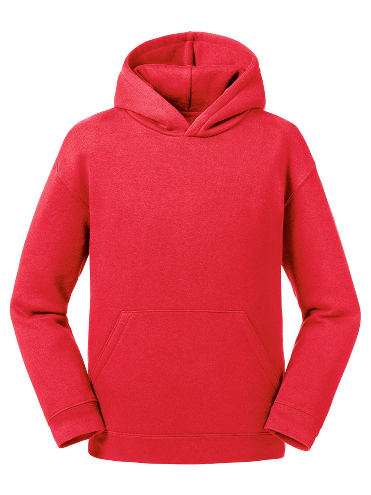Authentic Hooded Sweat Kinder Sweatshirt / Hoodie – Russell – Farbe classic red – individuell veredelbar
