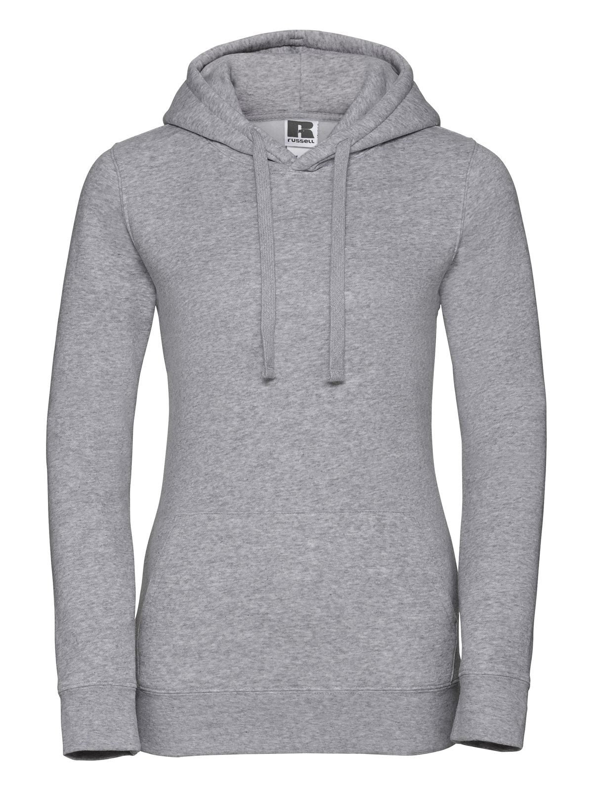Ladies' Authentic Hooded Sweat Damen Sweatshirt / Hoodie – Russell – Farbe light oxford – individuell veredelbar