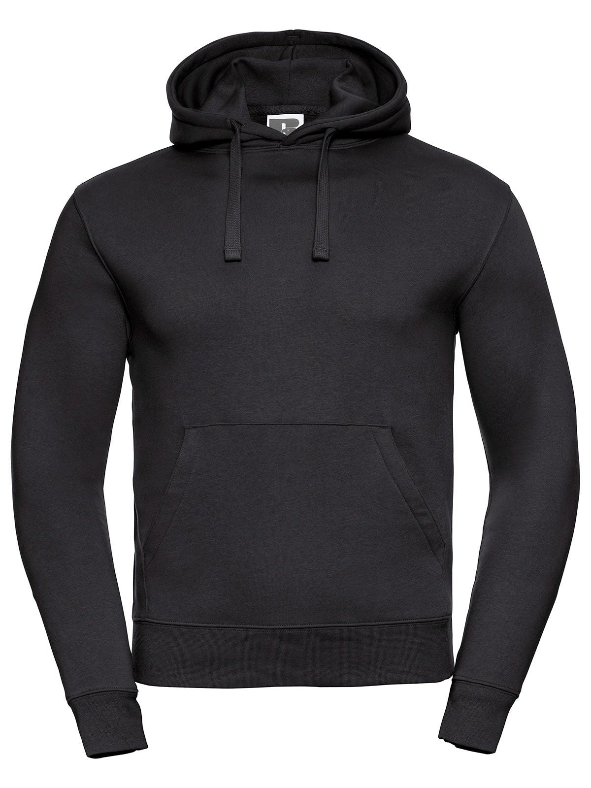 Authentic Hooded Sweat Herren Sweatshirt / Hoodie – Russell – Farbe Schwarz – individuell veredelbar