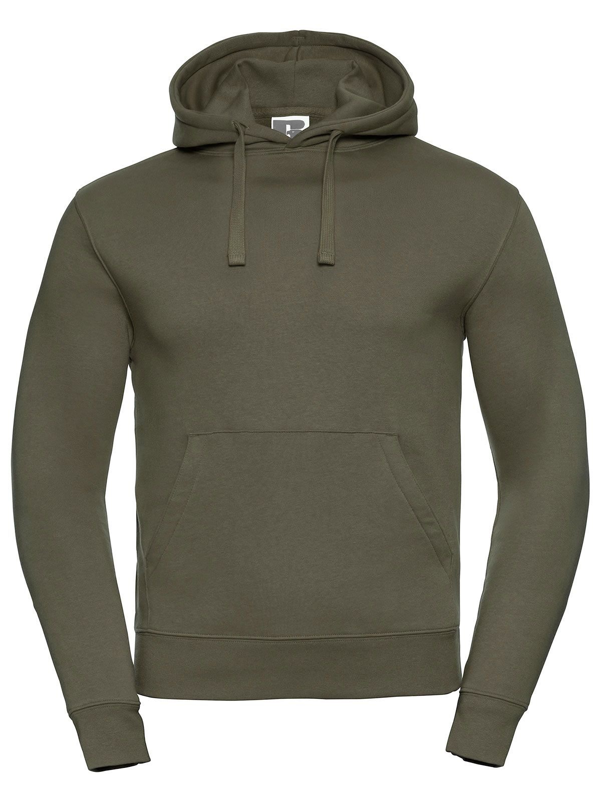 Authentic Hooded Sweat Herren Sweatshirt / Hoodie – Russell – Farbe Olive – individuell veredelbar