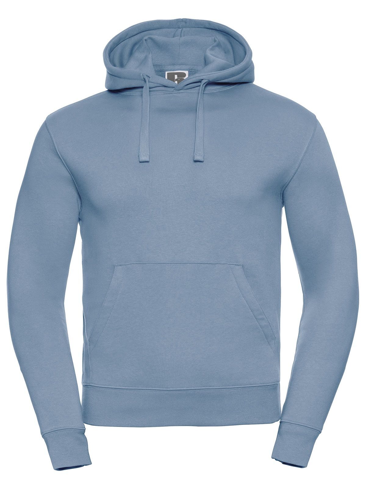 Authentic Hooded Sweat Herren Sweatshirt / Hoodie – Russell – Farbe Mineral Blue – individuell veredelbar