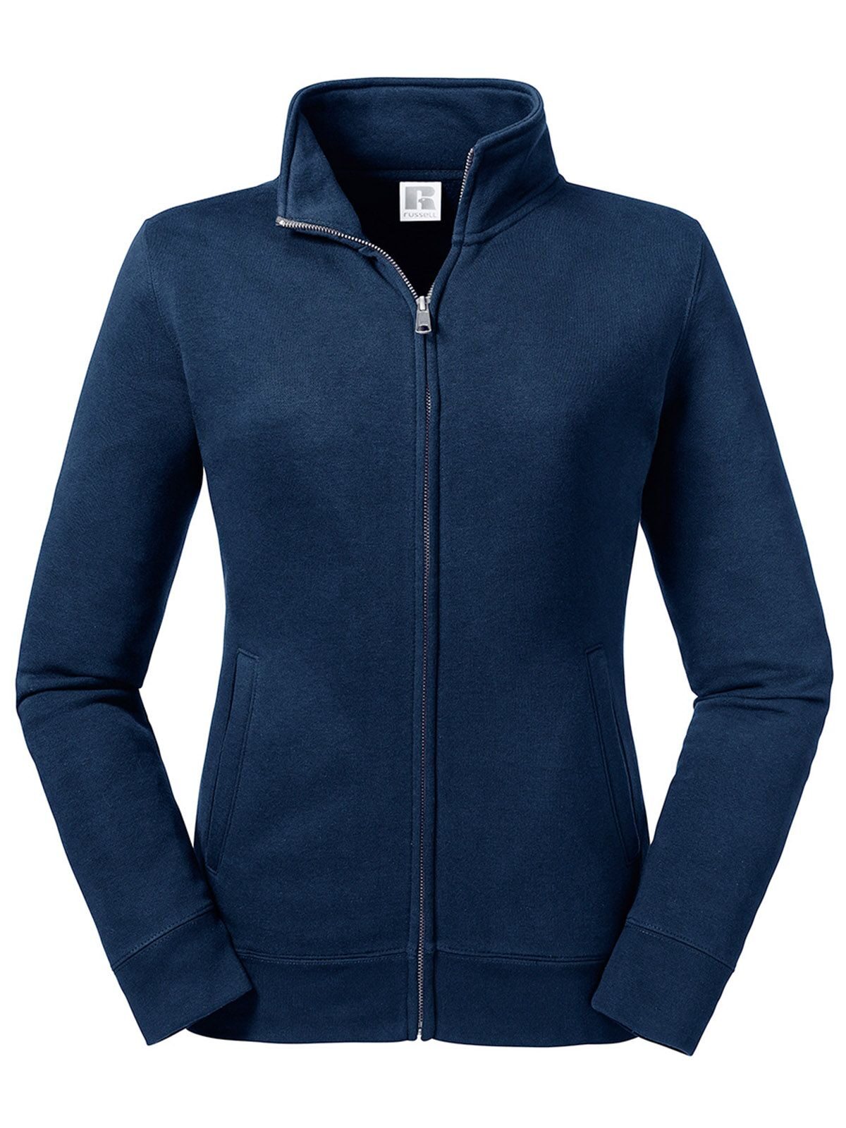 Ladies' Authentic Sweat Jacket Damen Sweatshirt / Hoodie – Russell – Farbe french navy – individuell veredelbar